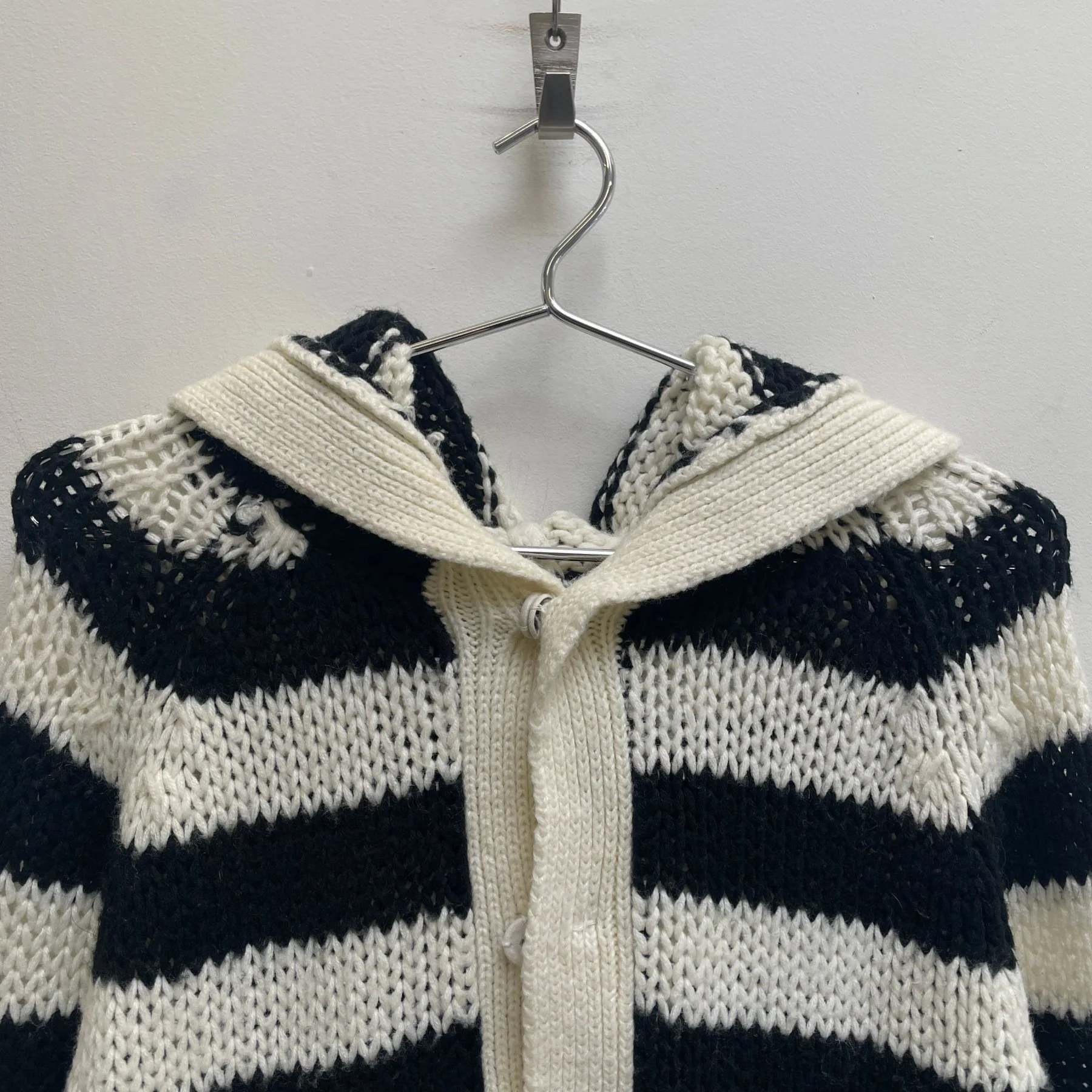 FW14 Saint Laurent by Hedi Slimane Striped Knit Sweater - Image 3