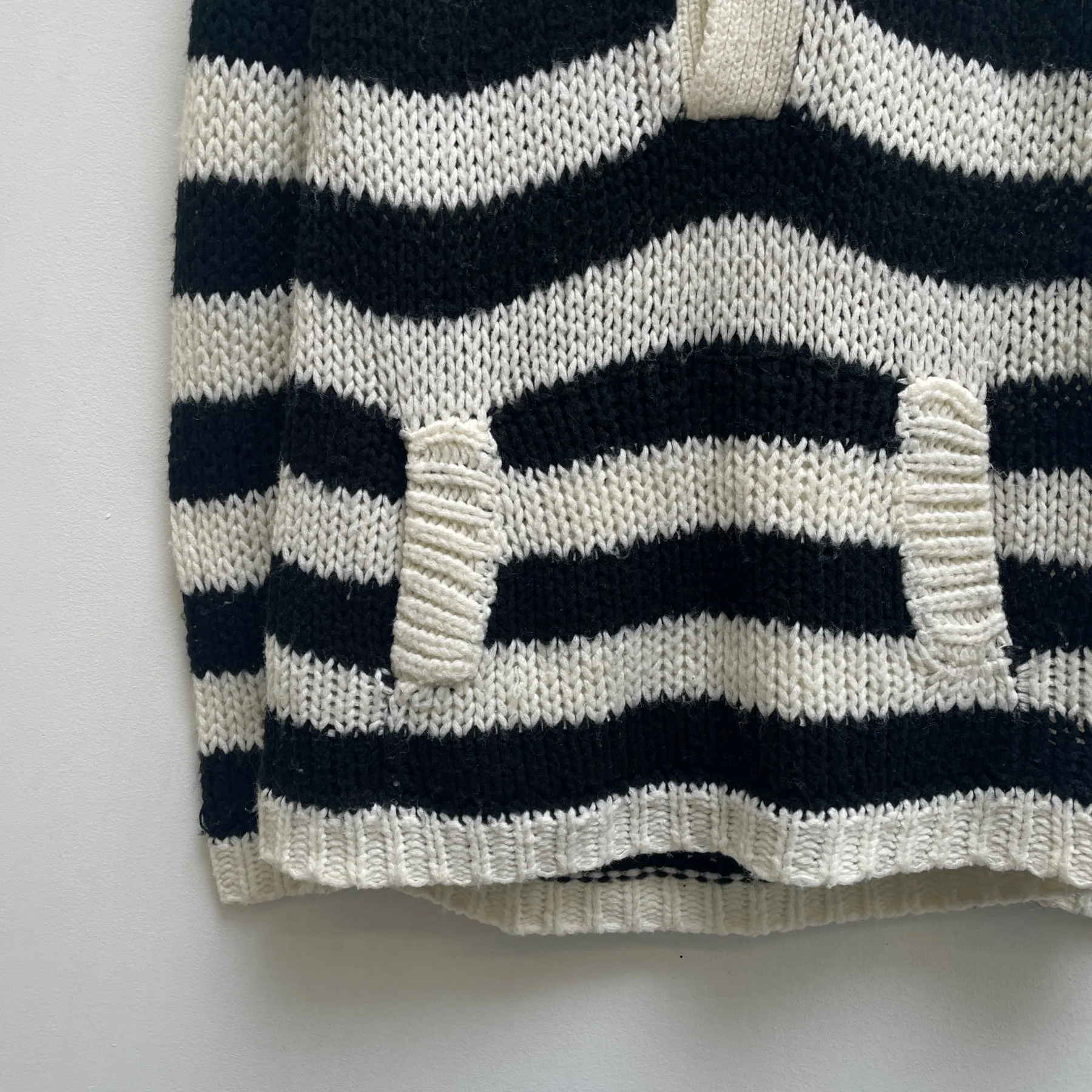 FW14 Saint Laurent by Hedi Slimane Striped Knit Sweater - Image 5