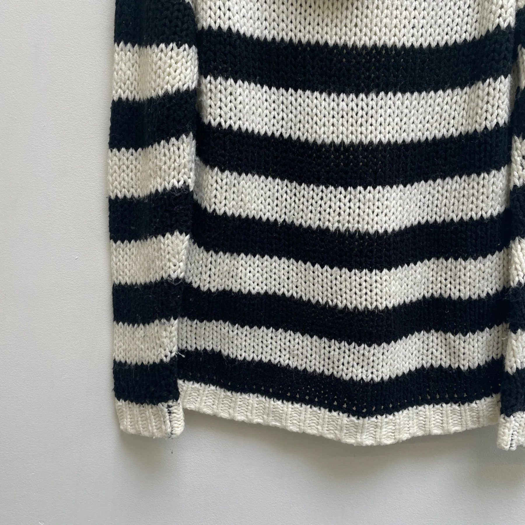 FW14 Saint Laurent by Hedi Slimane Striped Knit Sweater - Image 7
