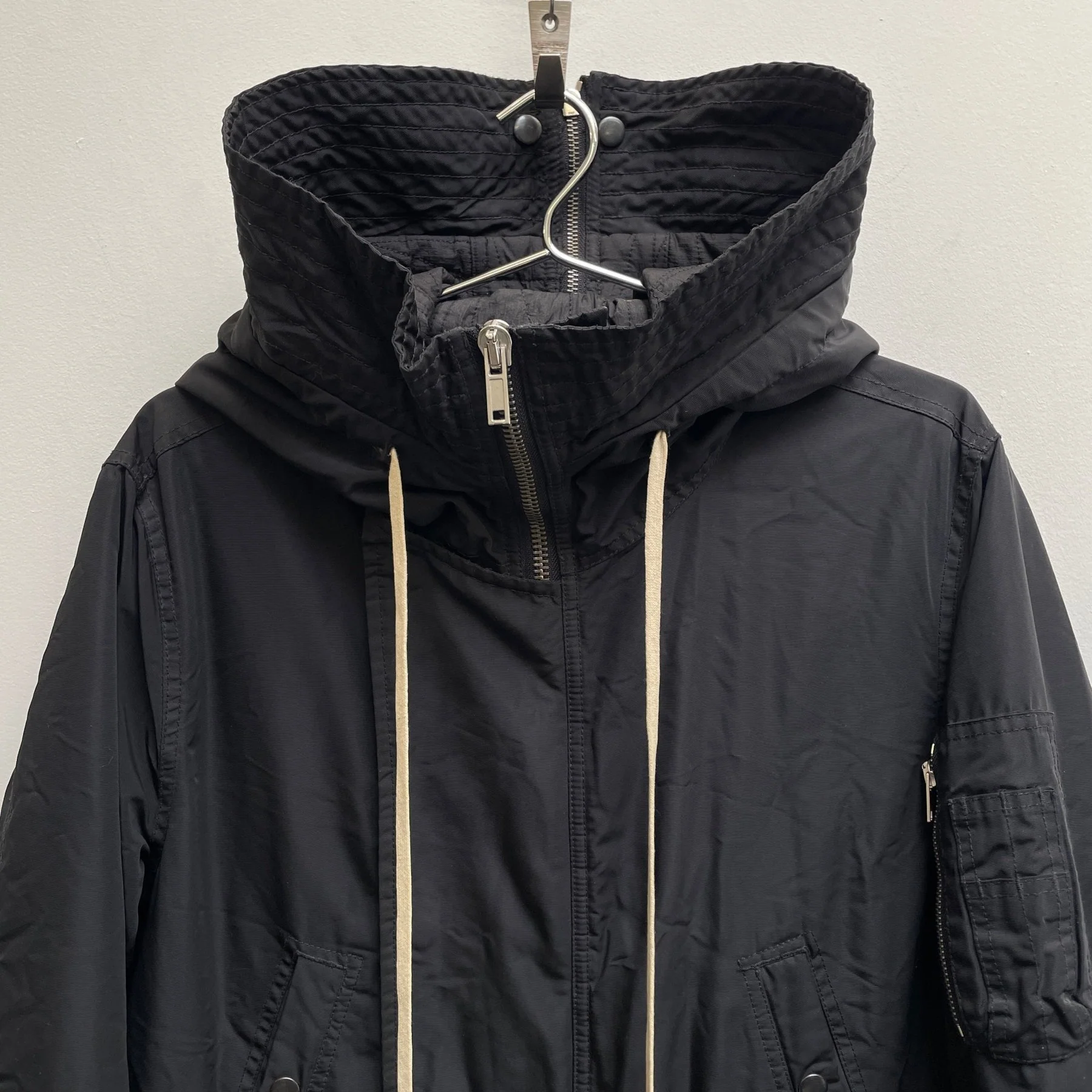 FW15 Rick Owens DRKSHDW “SPHINX” Hooded Parka Jacket - Image 3