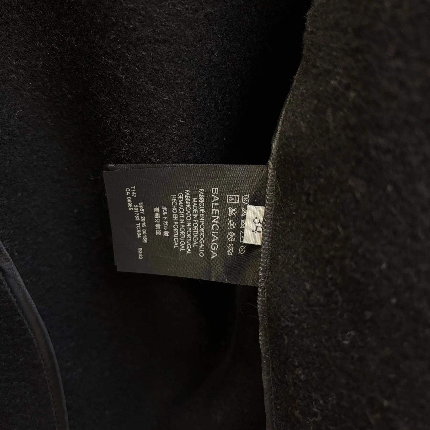 FW16 Balenciaga Metal Button Peacoat - Image 15