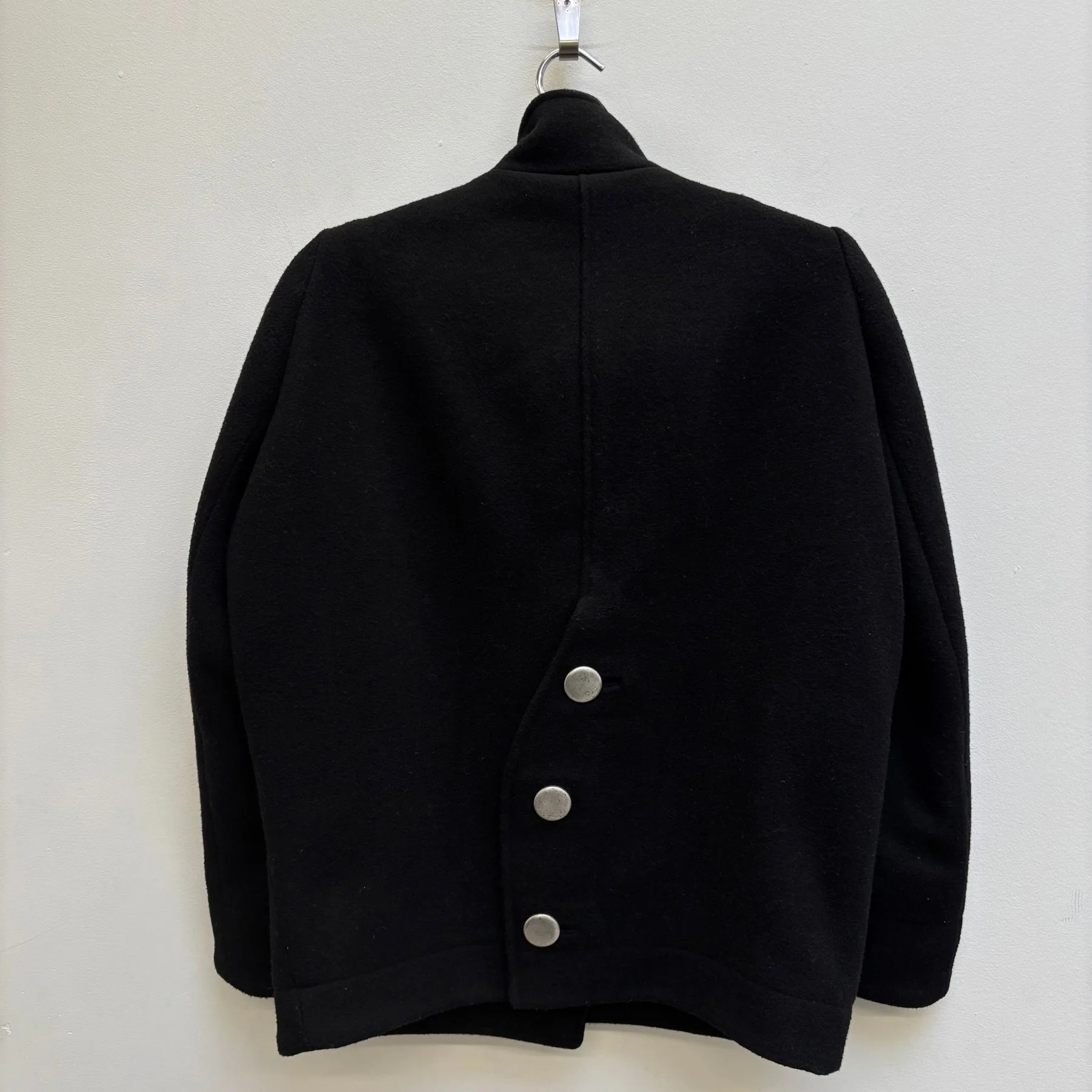 FW16 Balenciaga Metal Button Peacoat - Image 2