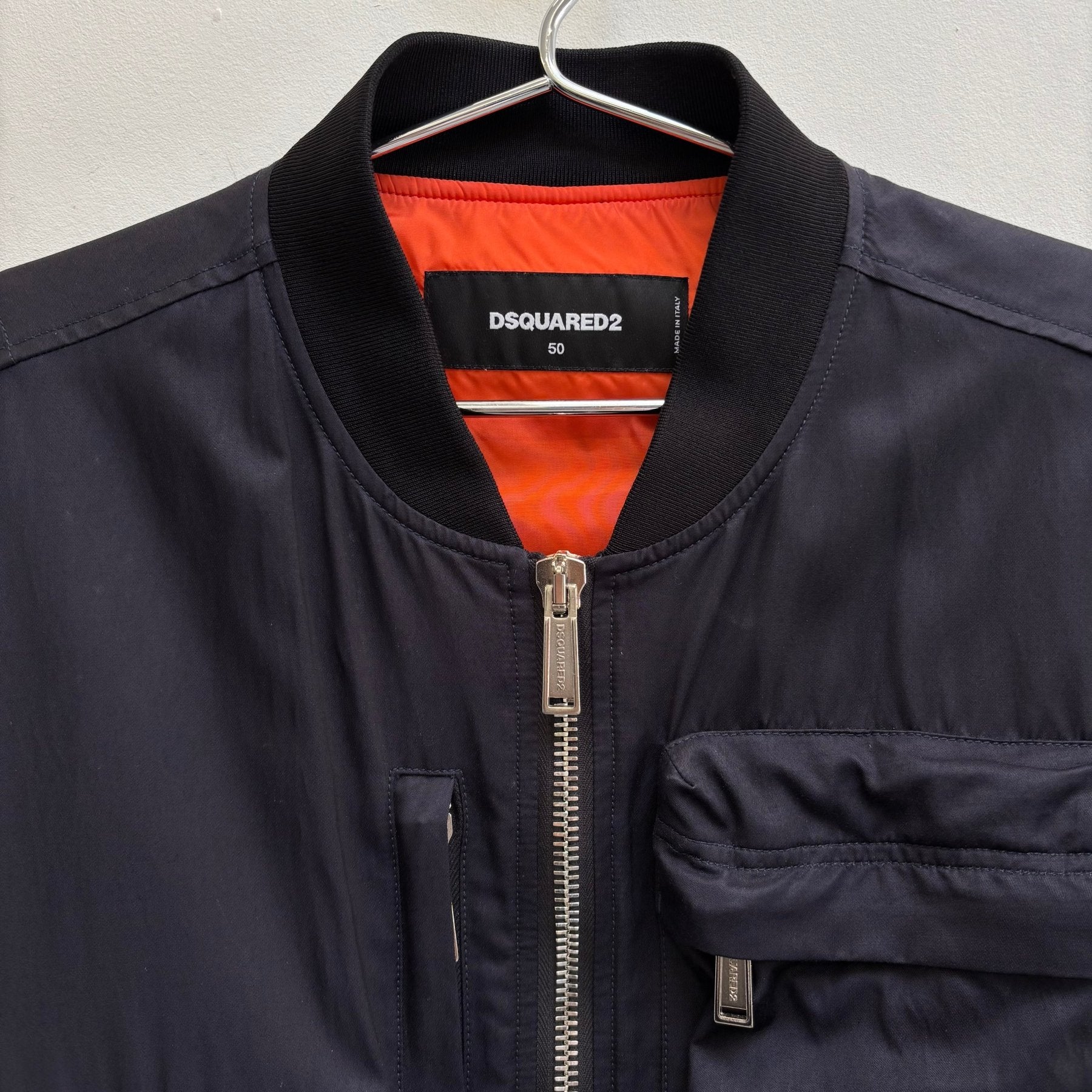 FW16 Dsquared2 Multi Pocket Bomber Jacket - Image 3