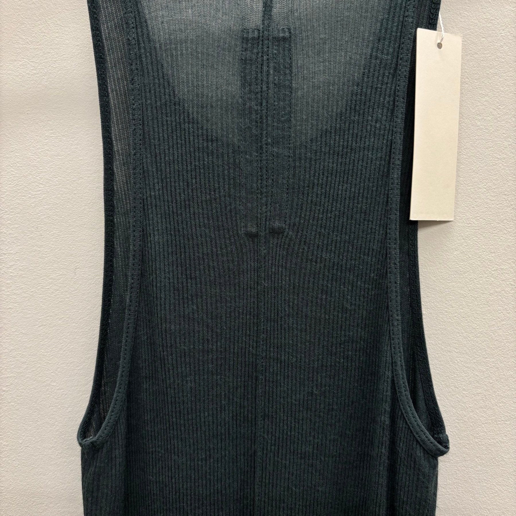 FW16 Rick Owens Mastodon Long Ribbed Tank Top - Image 11