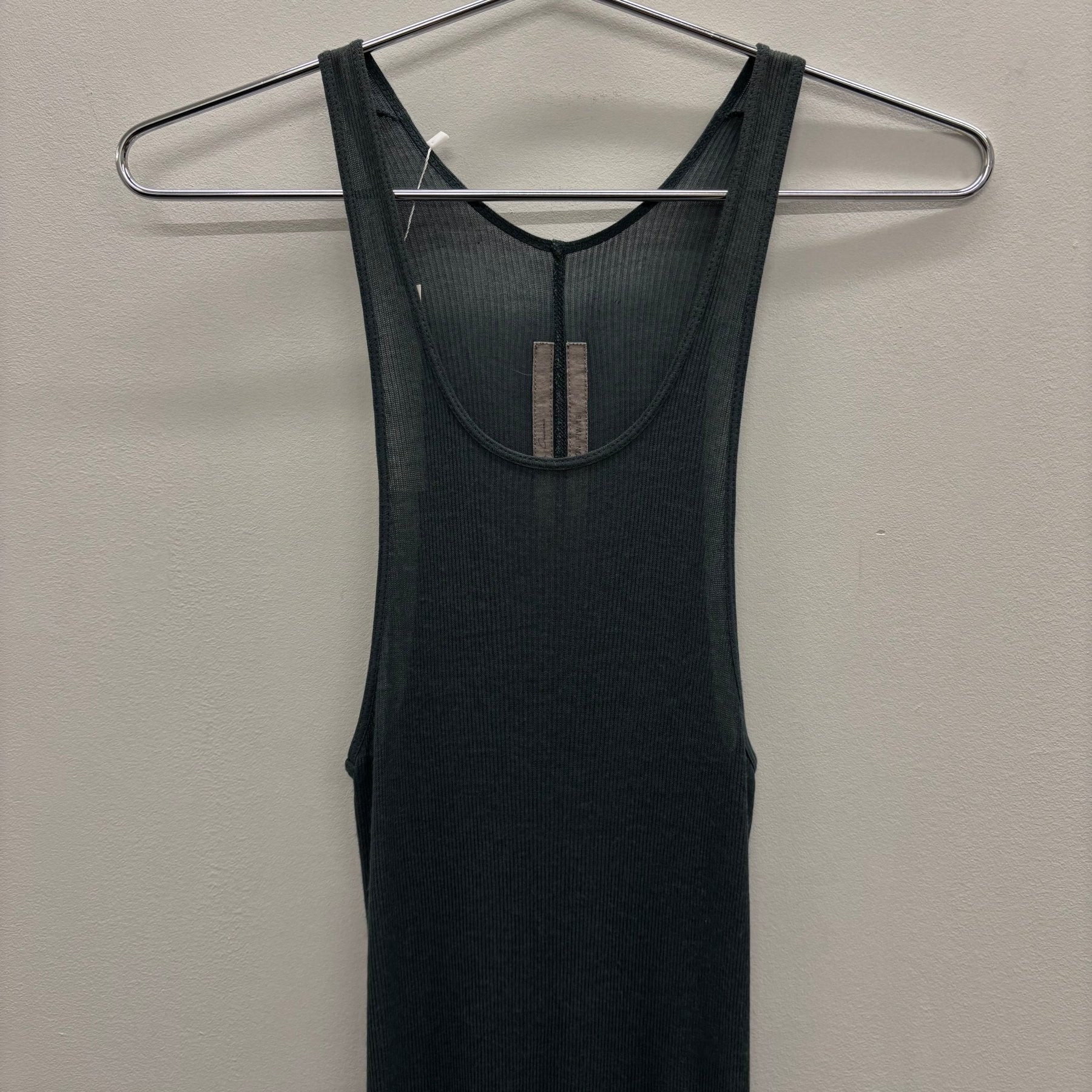 FW16 Rick Owens Mastodon Long Ribbed Tank Top - Image 3