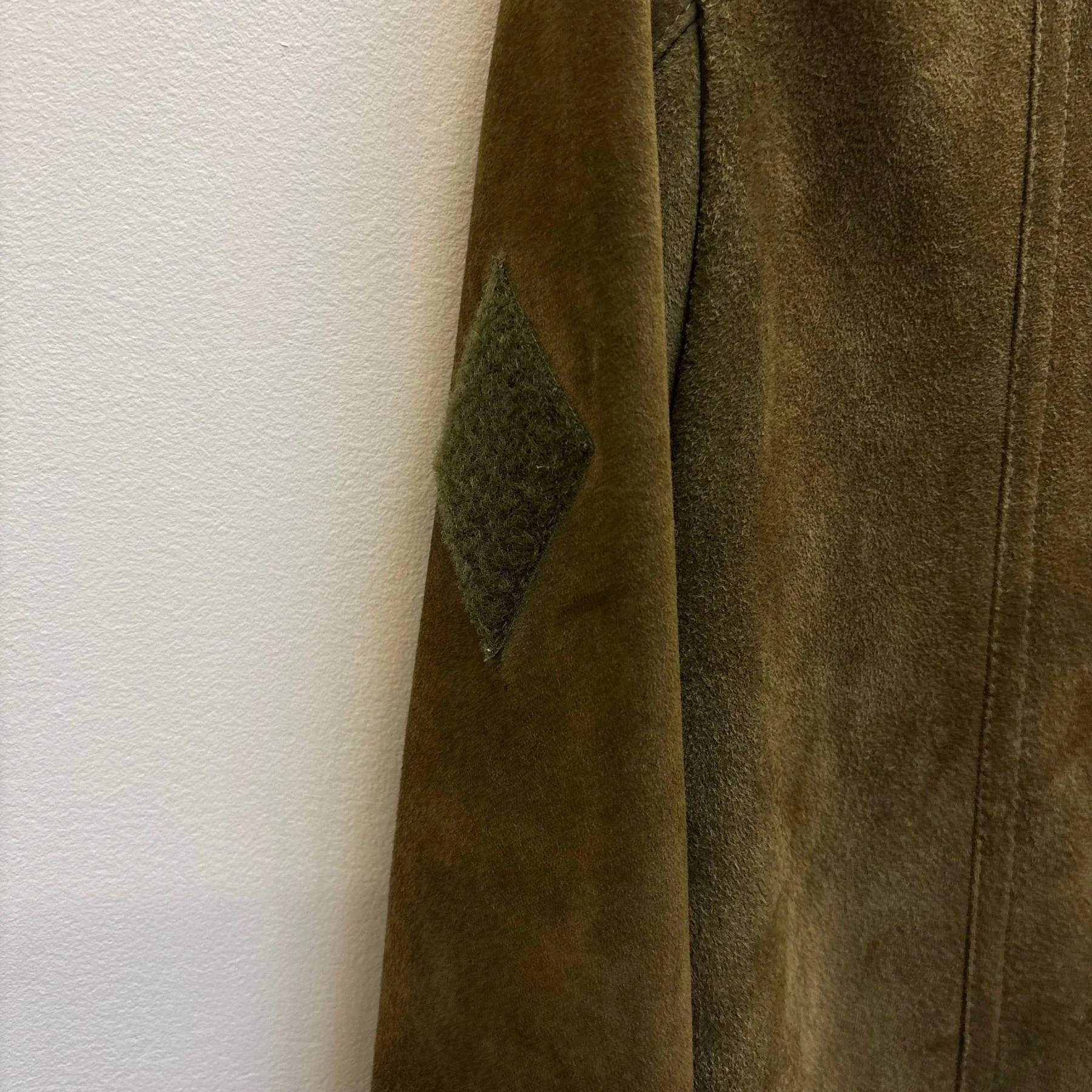 FW16 Yves Saint Laurent Suede Leather Military Jacket - Image 8