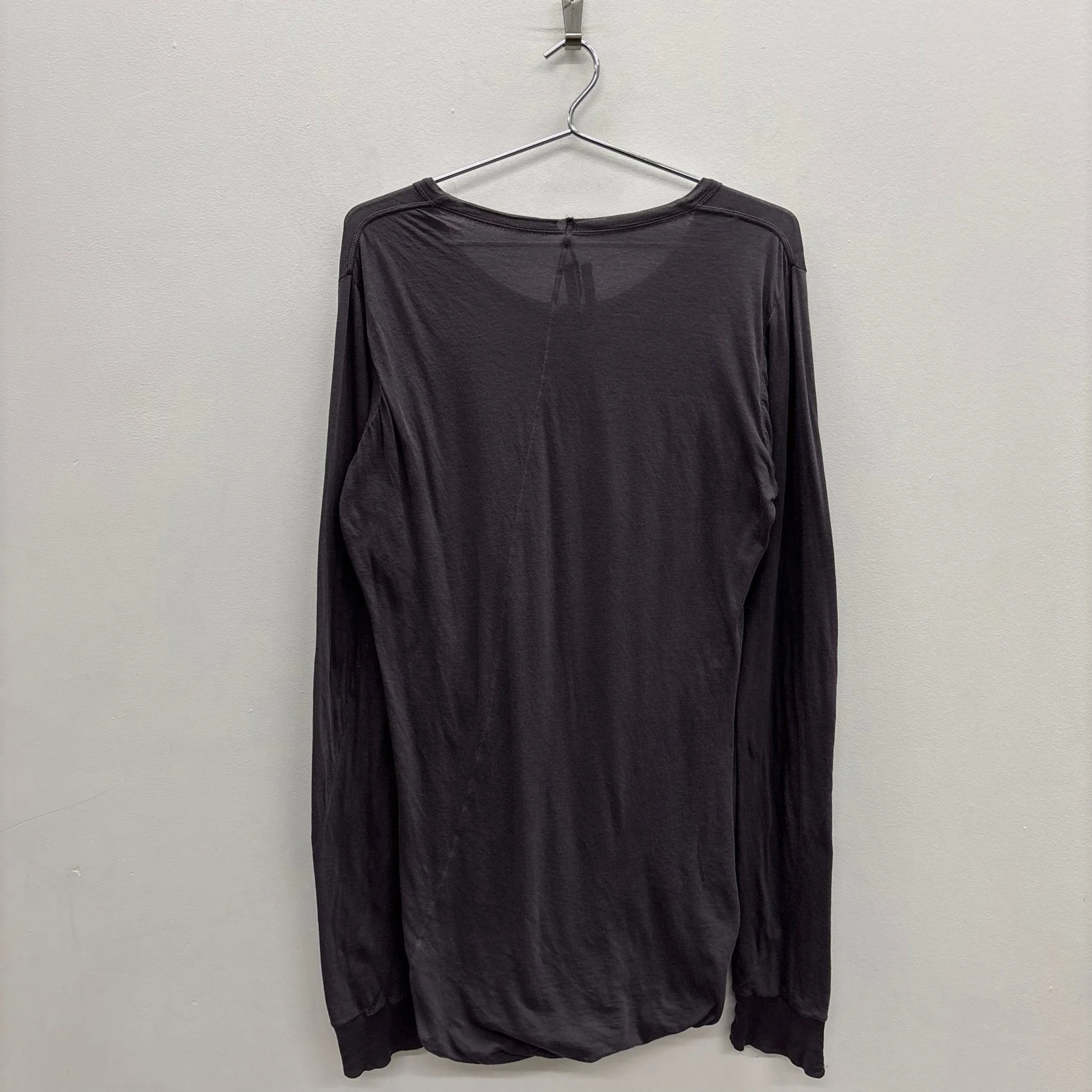 FW17 Rick Owens “GLITTER” Lilac Double Layered Long Sleeve - Image 2