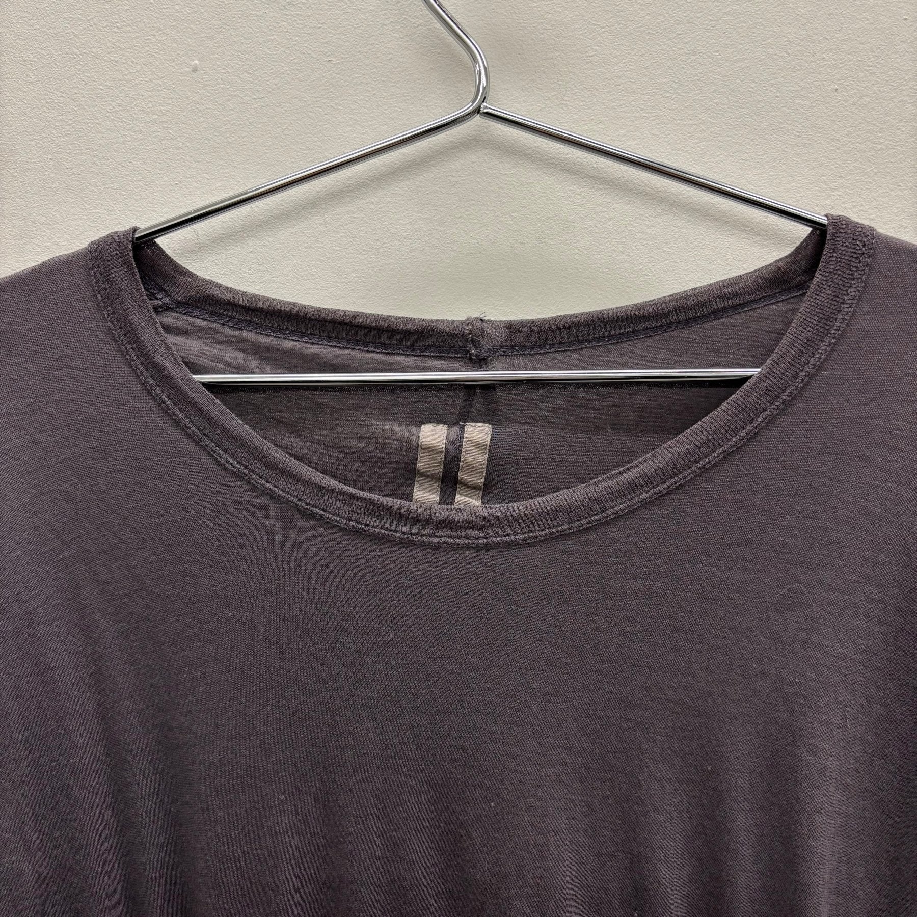 FW17 Rick Owens “GLITTER” Lilac Double Layered Long Sleeve - Image 3