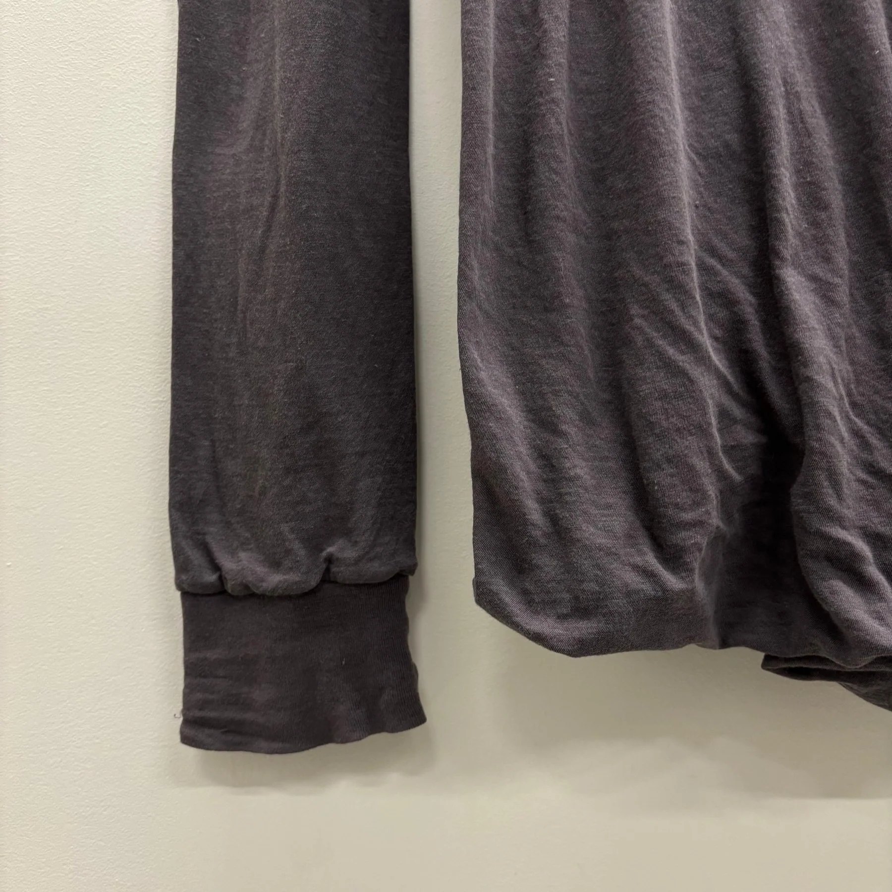 FW17 Rick Owens “GLITTER” Lilac Double Layered Long Sleeve - Image 5