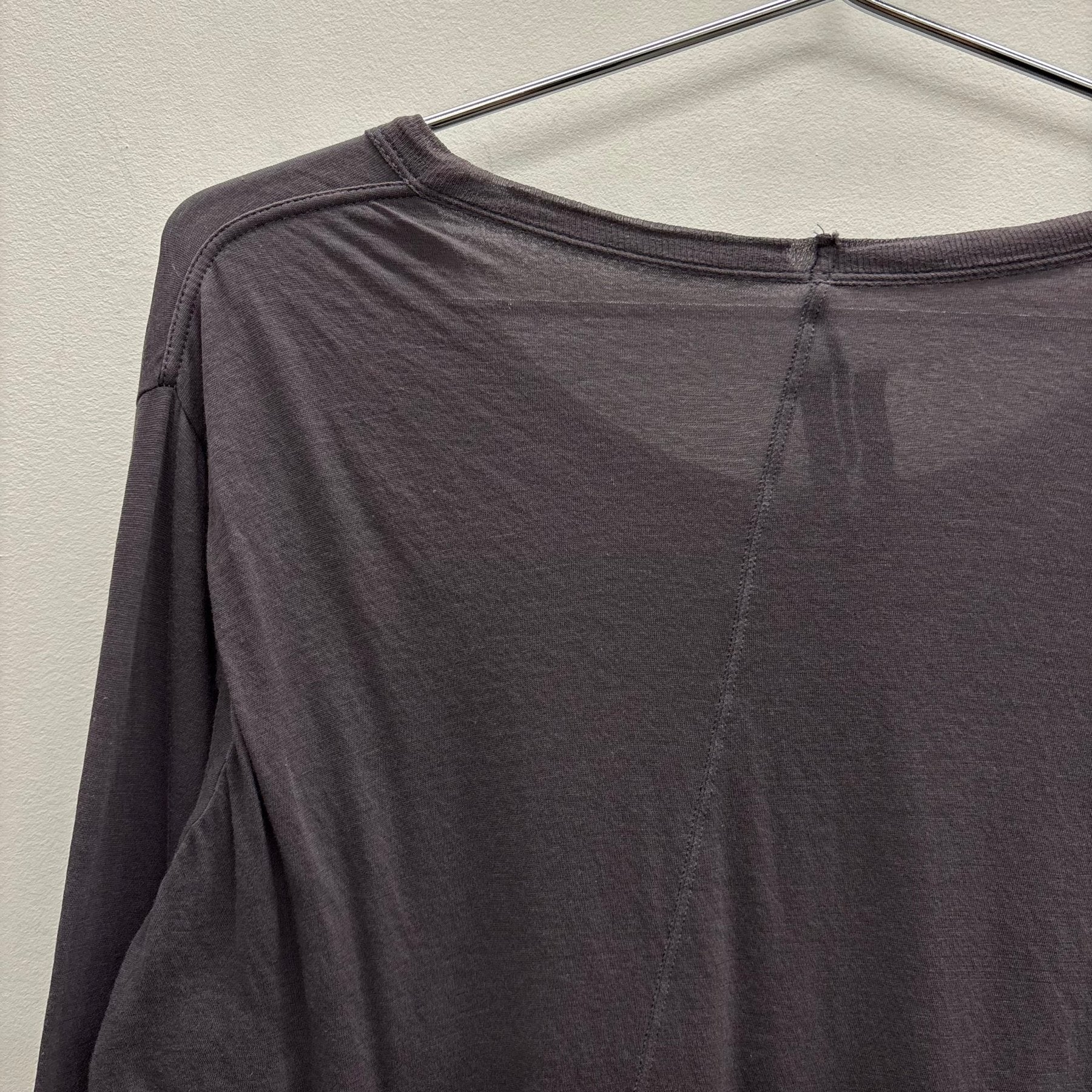 FW17 Rick Owens “GLITTER” Lilac Double Layered Long Sleeve - Image 7