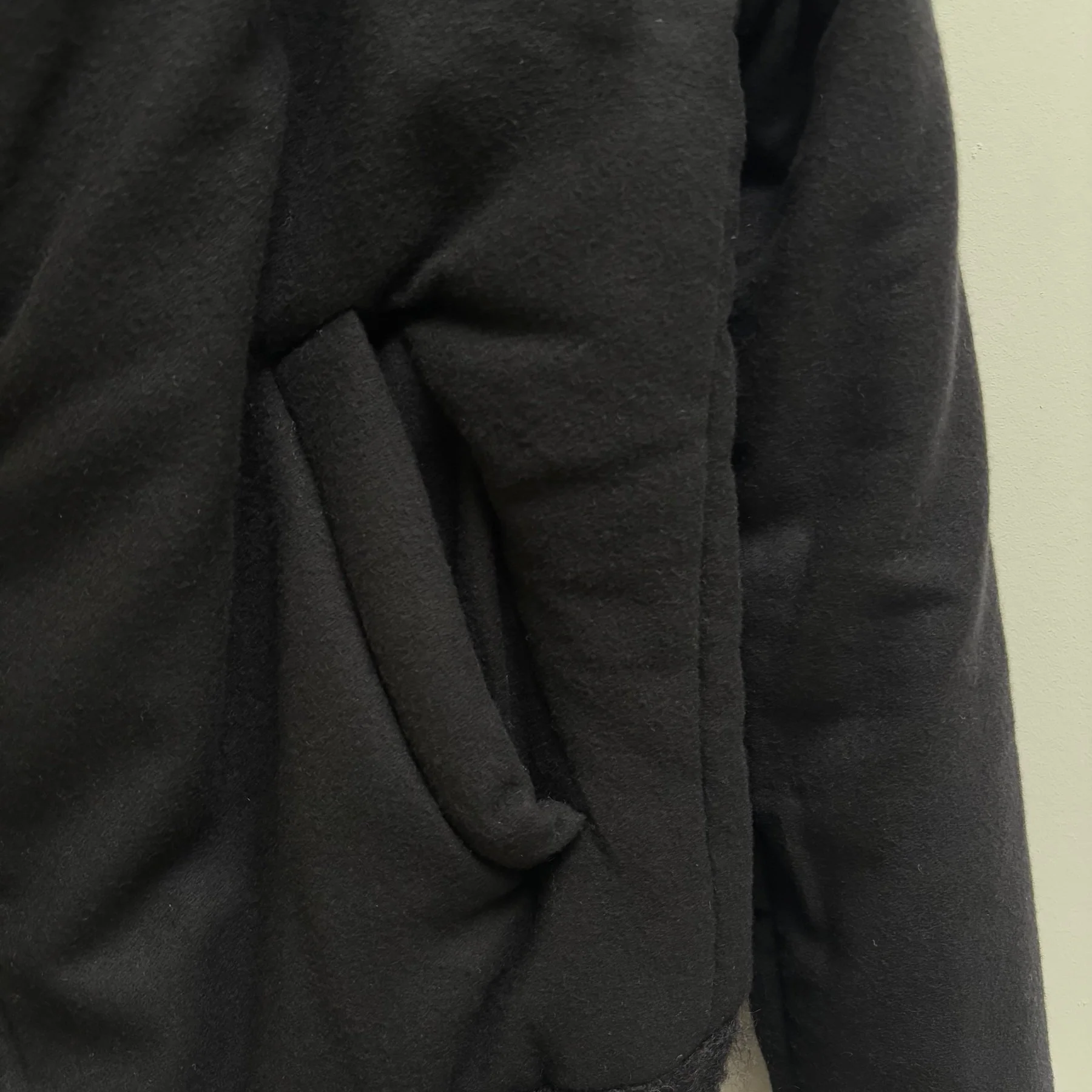 FW18 Ann Demeulemeester Wool Hooded Layered Jacket - Image 6