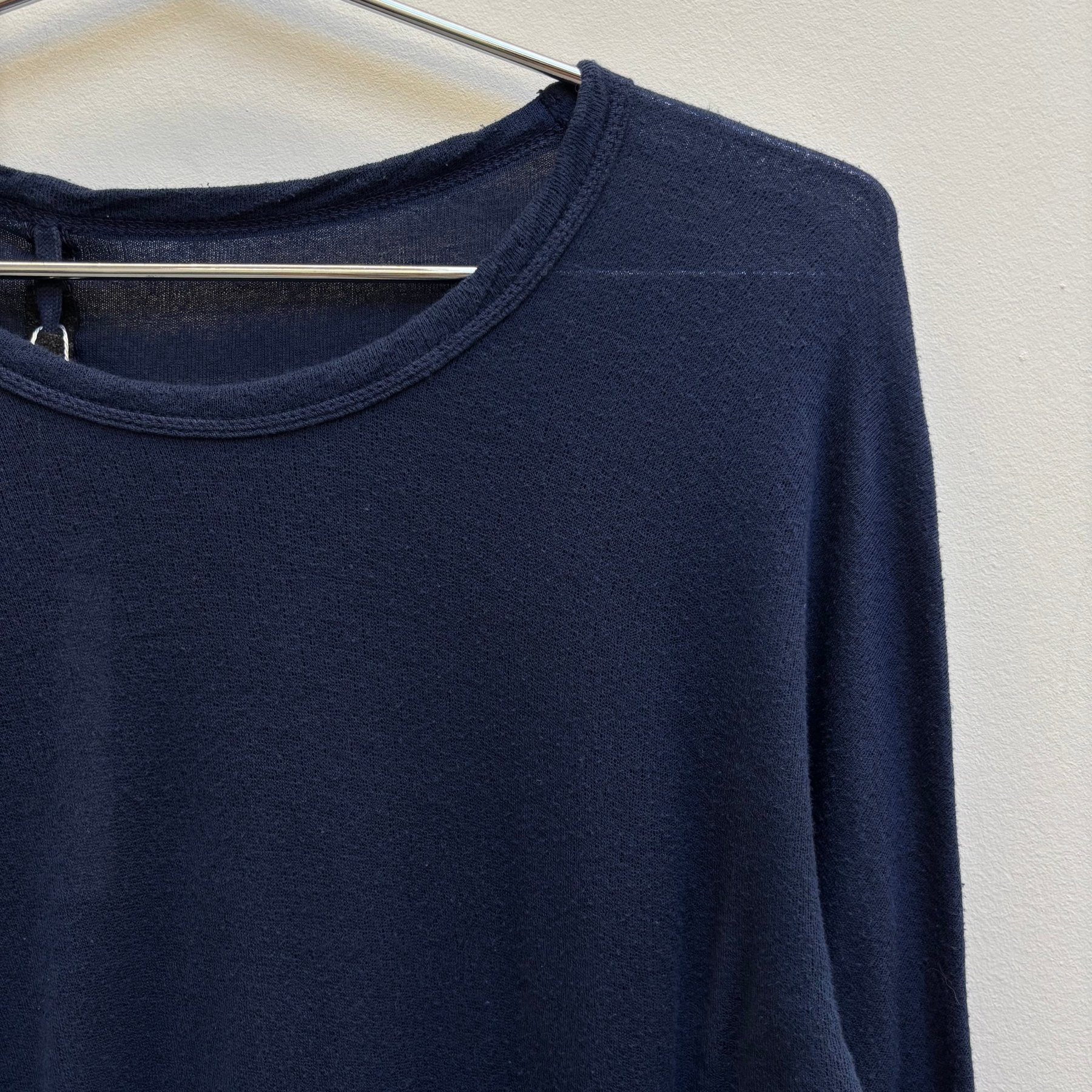 FW18 Boris Bidjan Saberi Dark Nuclear Blue Long Sleeve Tee - Image 3