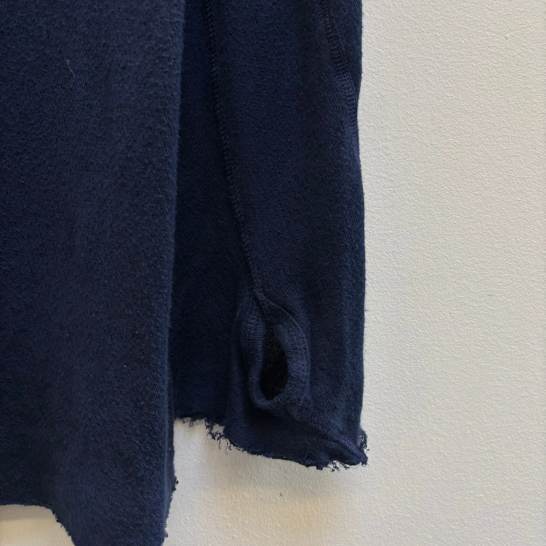 FW18 Boris Bidjan Saberi Dark Nuclear Blue Long Sleeve Tee - Image 5