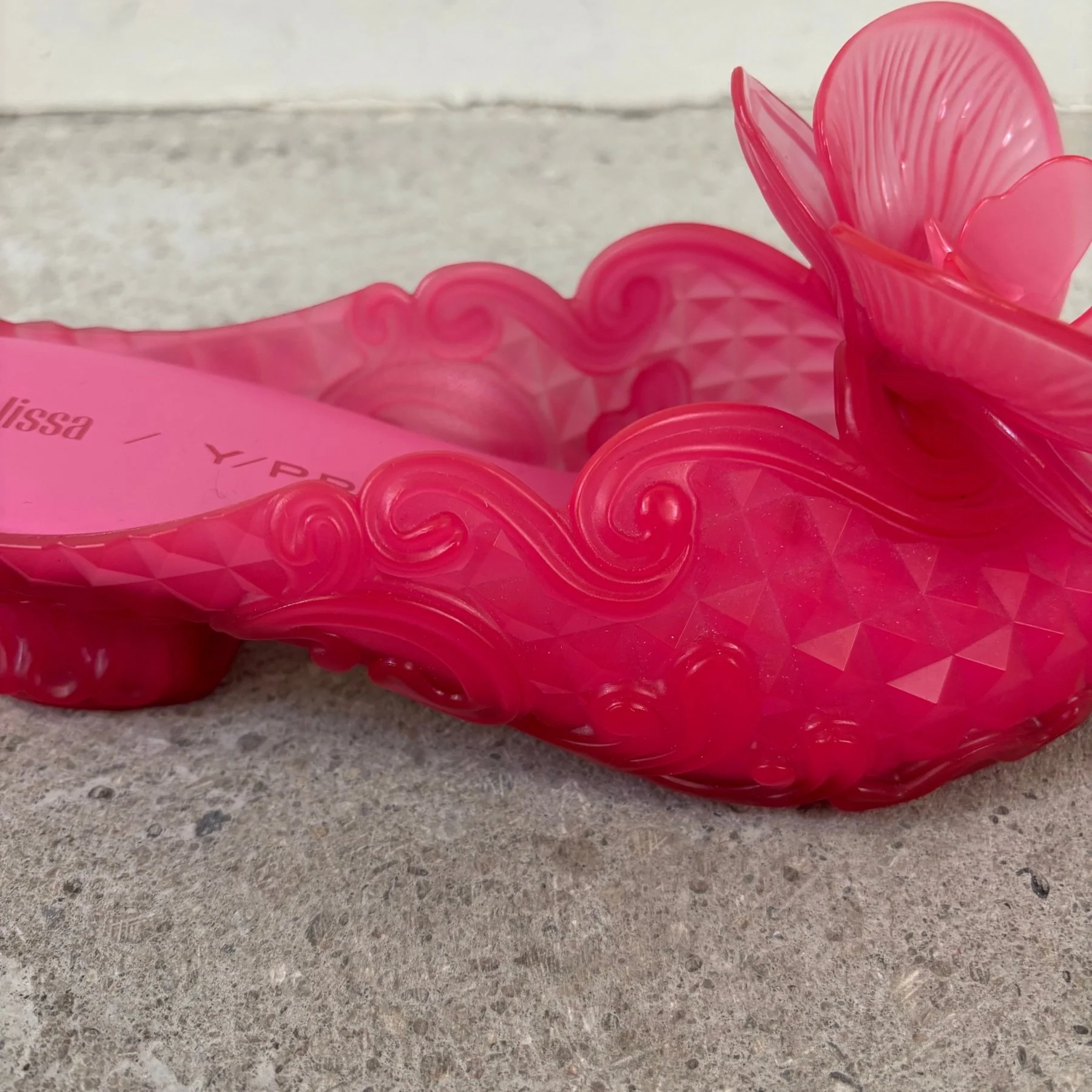 FW21 Melissa X Y/Project Orchid Pointed Mule (Pink) - Image 7