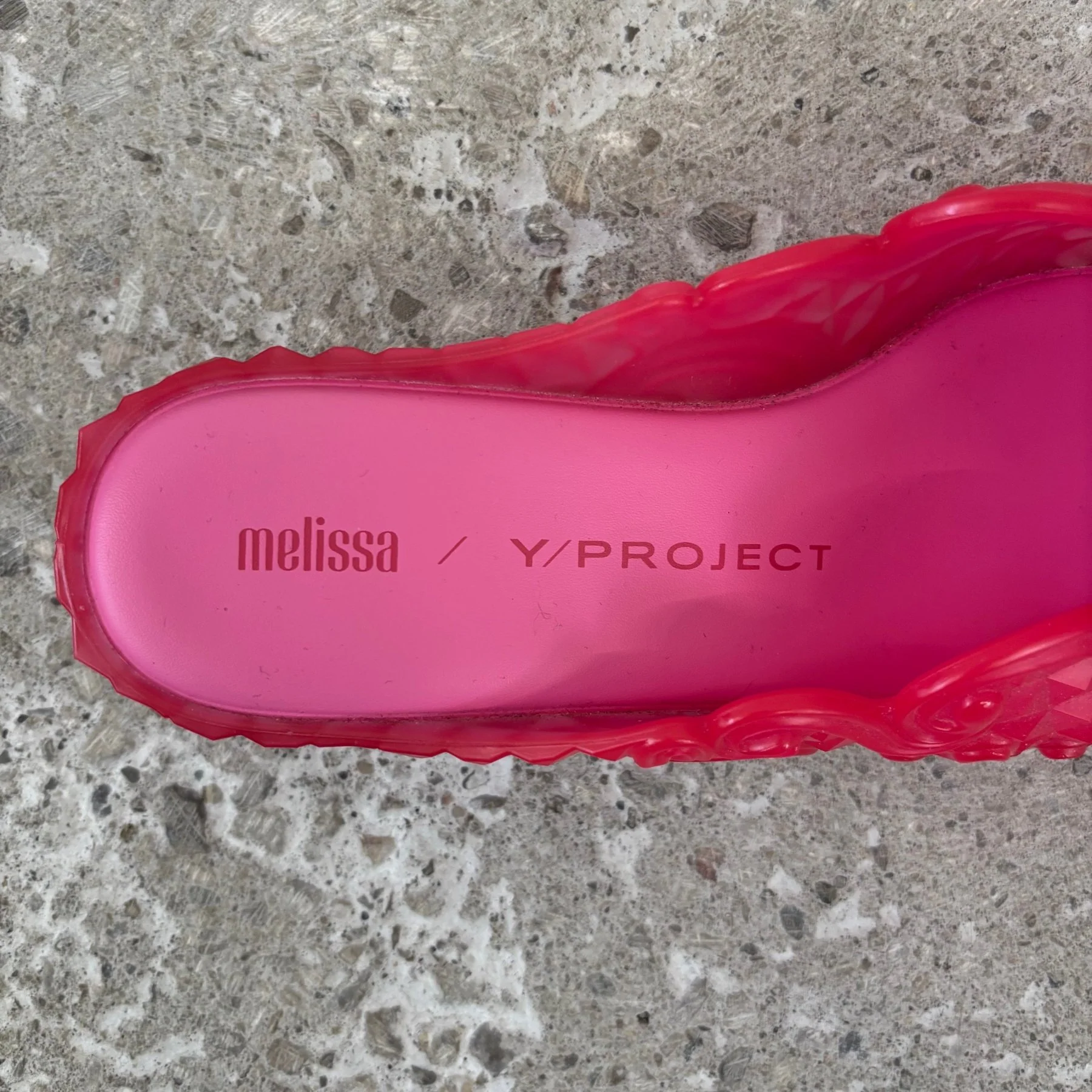 FW21 Melissa X Y/Project Orchid Pointed Mule (Pink) - Image 8