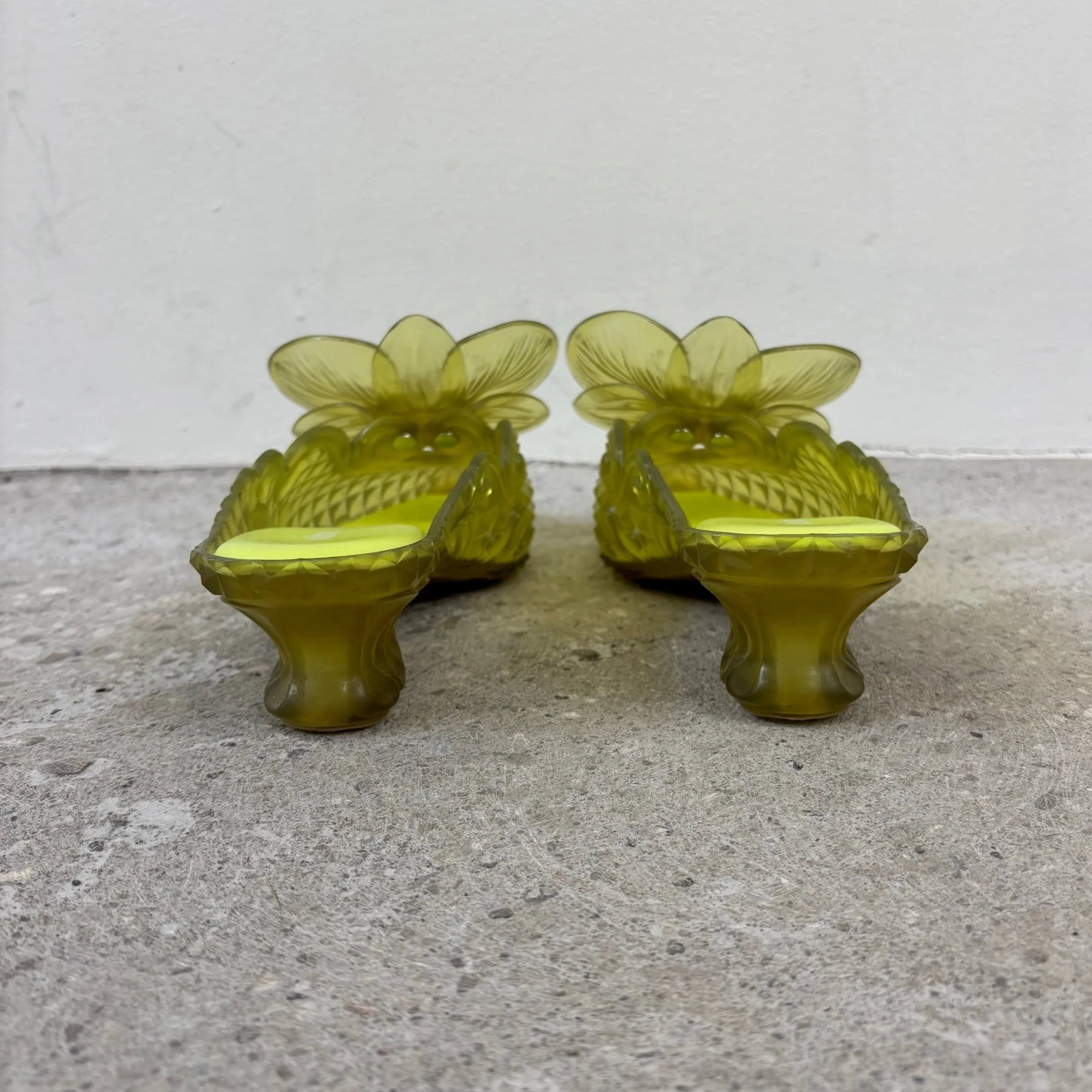FW21 Melissa X YProject Orchid Point Mule (Green) - Image 4