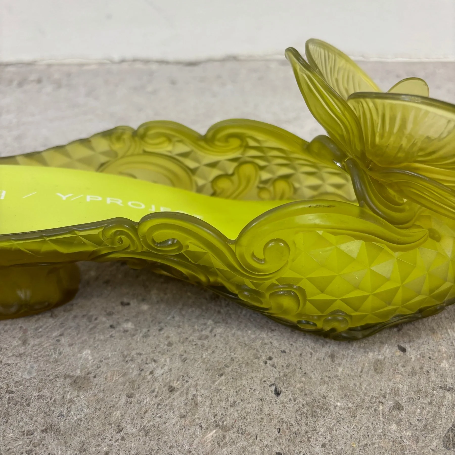 FW21 Melissa X YProject Orchid Point Mule (Green) - Image 7