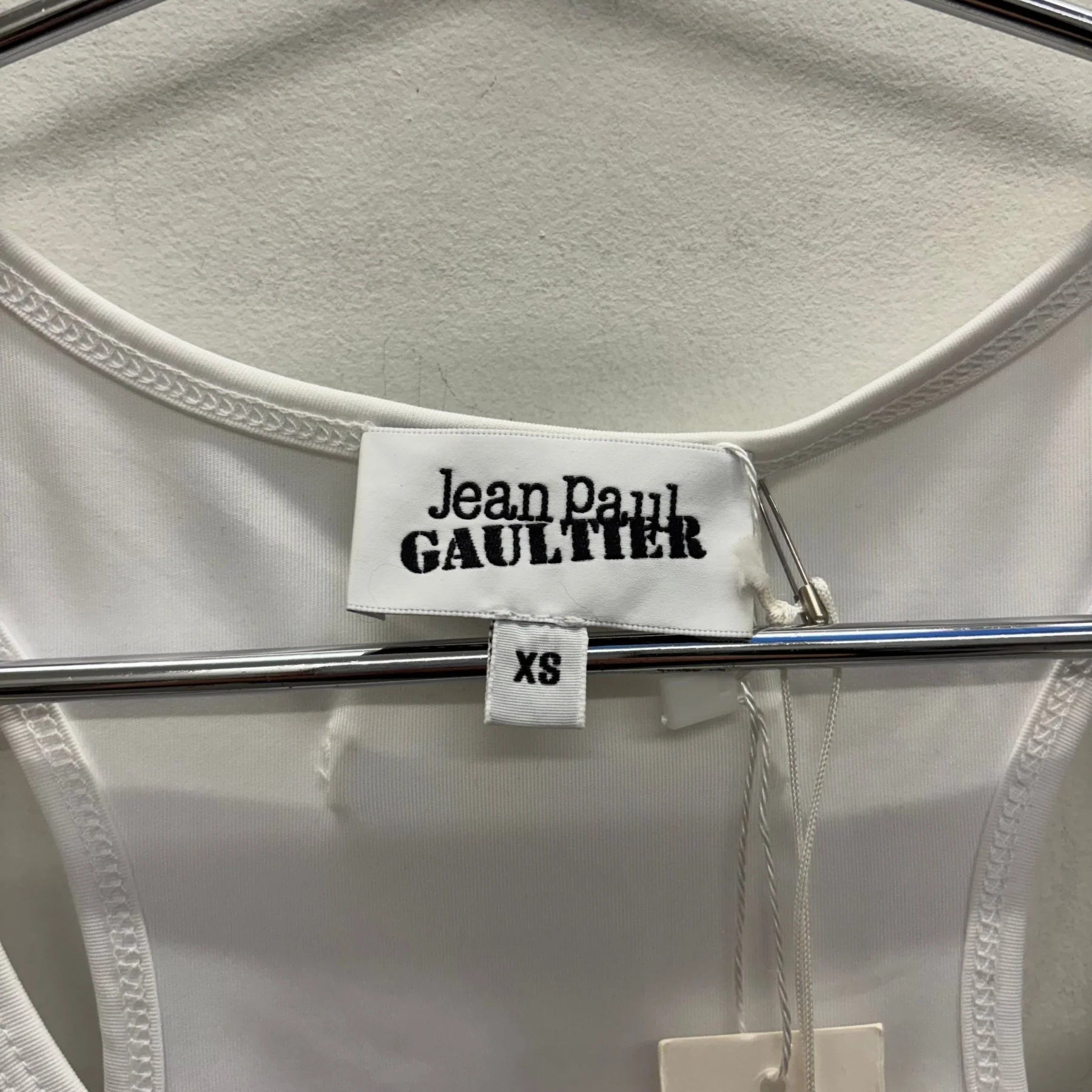 FW24 Jean Paul Gaultier Corset Printed Jersey Tank Top - Image 8