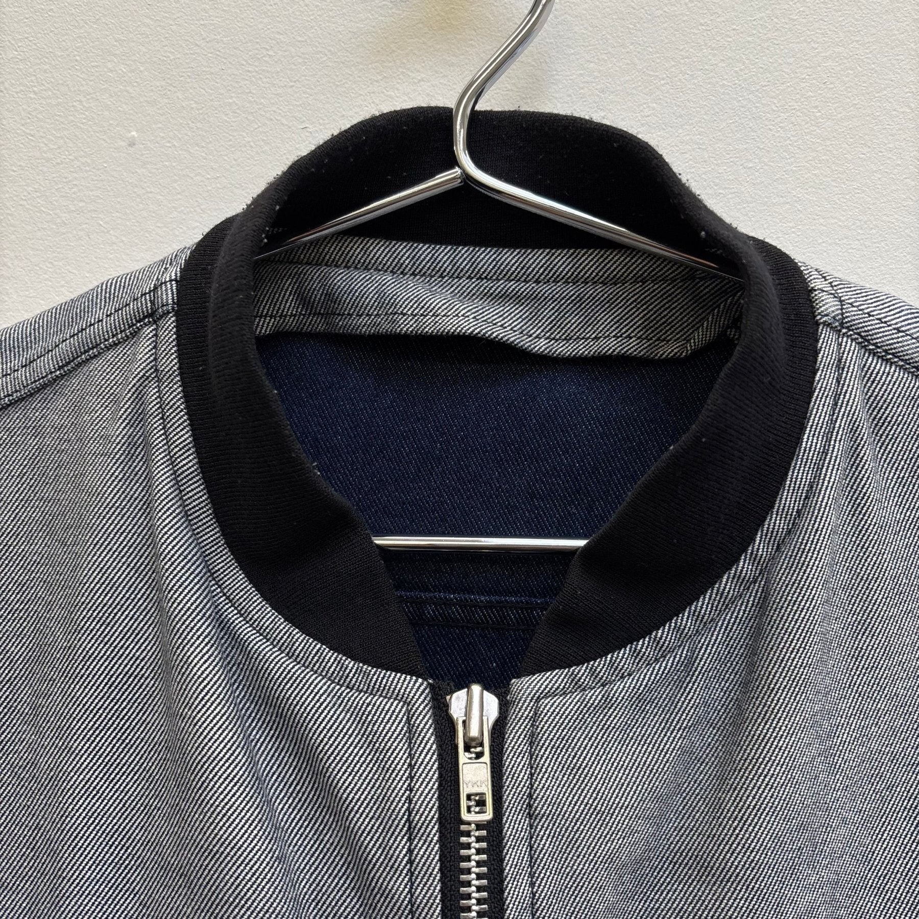 FW91 Comme Des Garçons Denim Bomber Jacket - Image 3