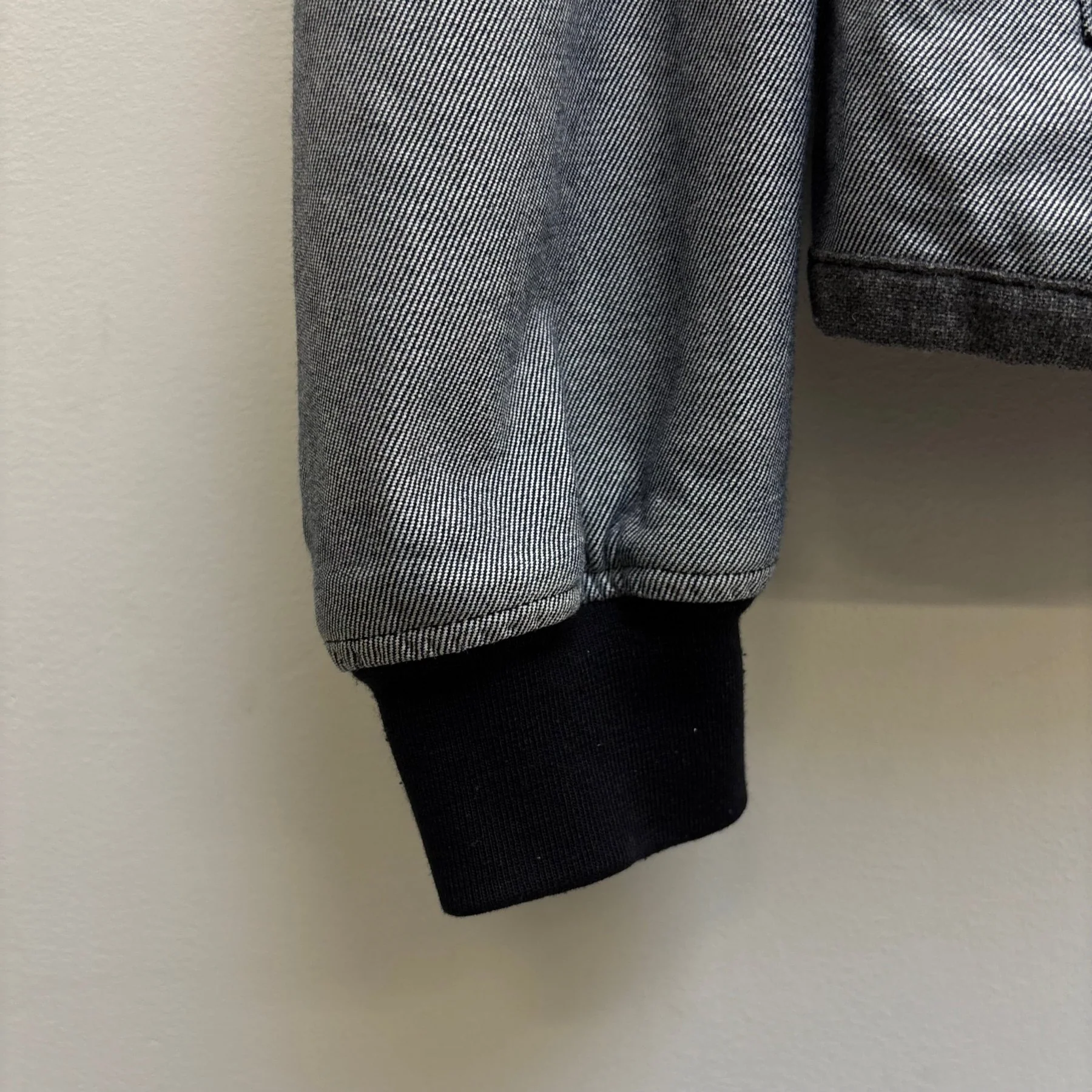 FW91 Comme Des Garçons Denim Bomber Jacket - Image 8