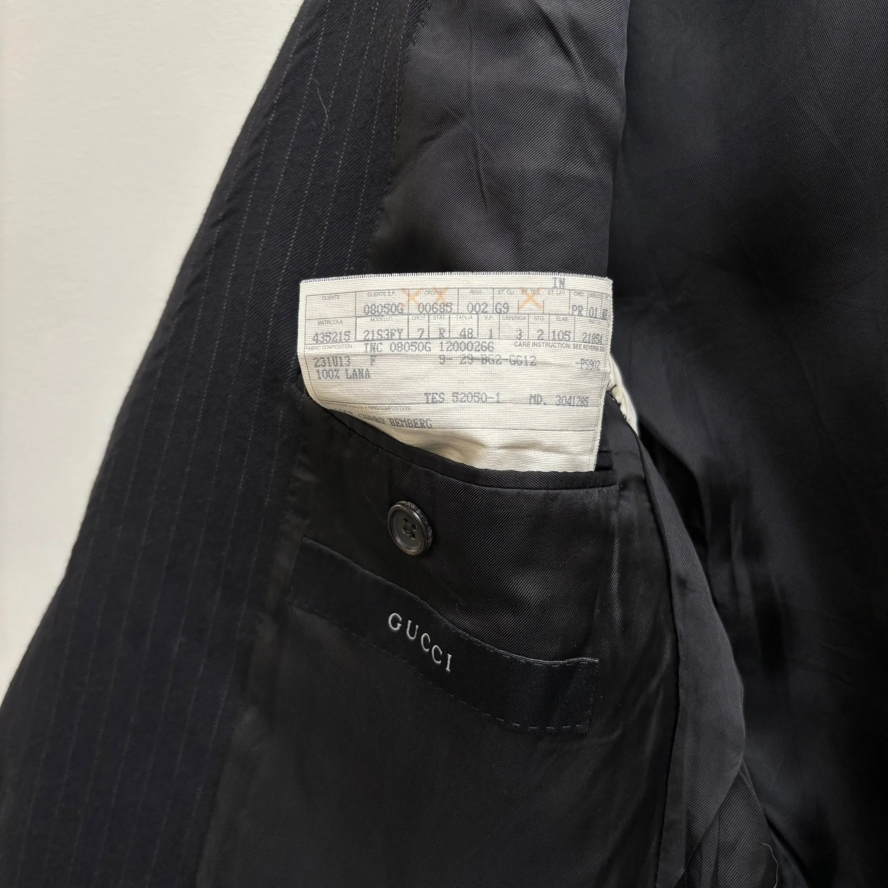 FW97 Gucci by Tom Ford Striped Suit Set - Image 22