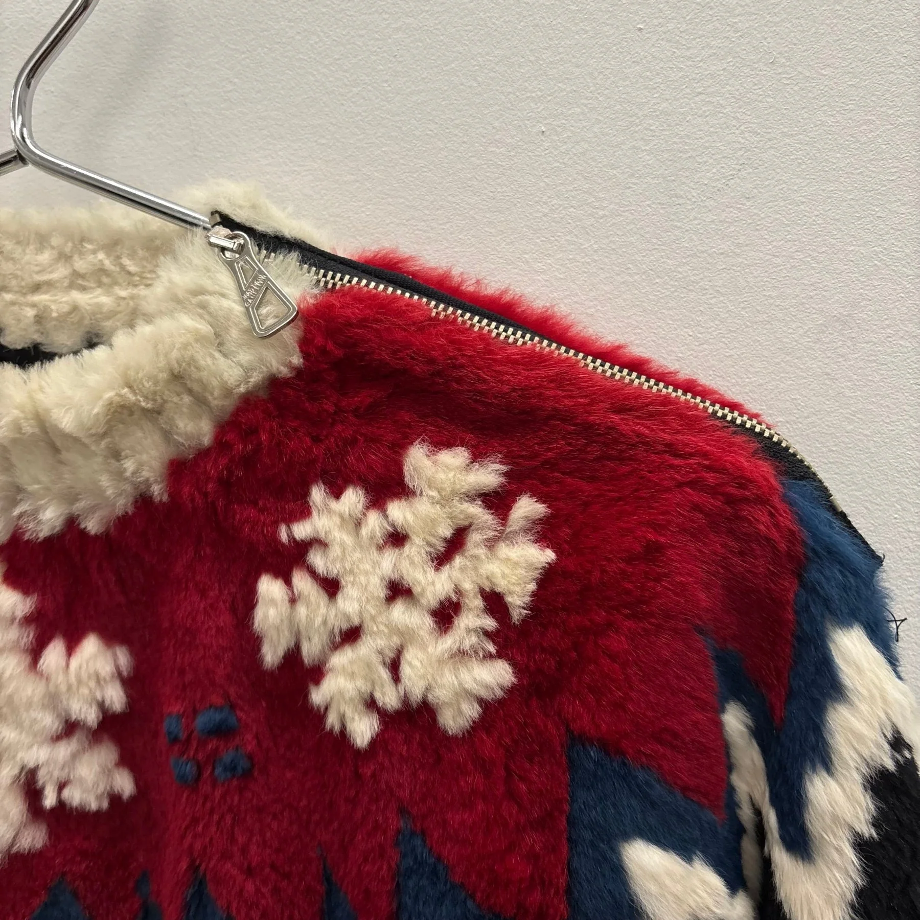 FW99 Jean Paul Gaultier Rabbit Fur Nordic Sweater - Image 3