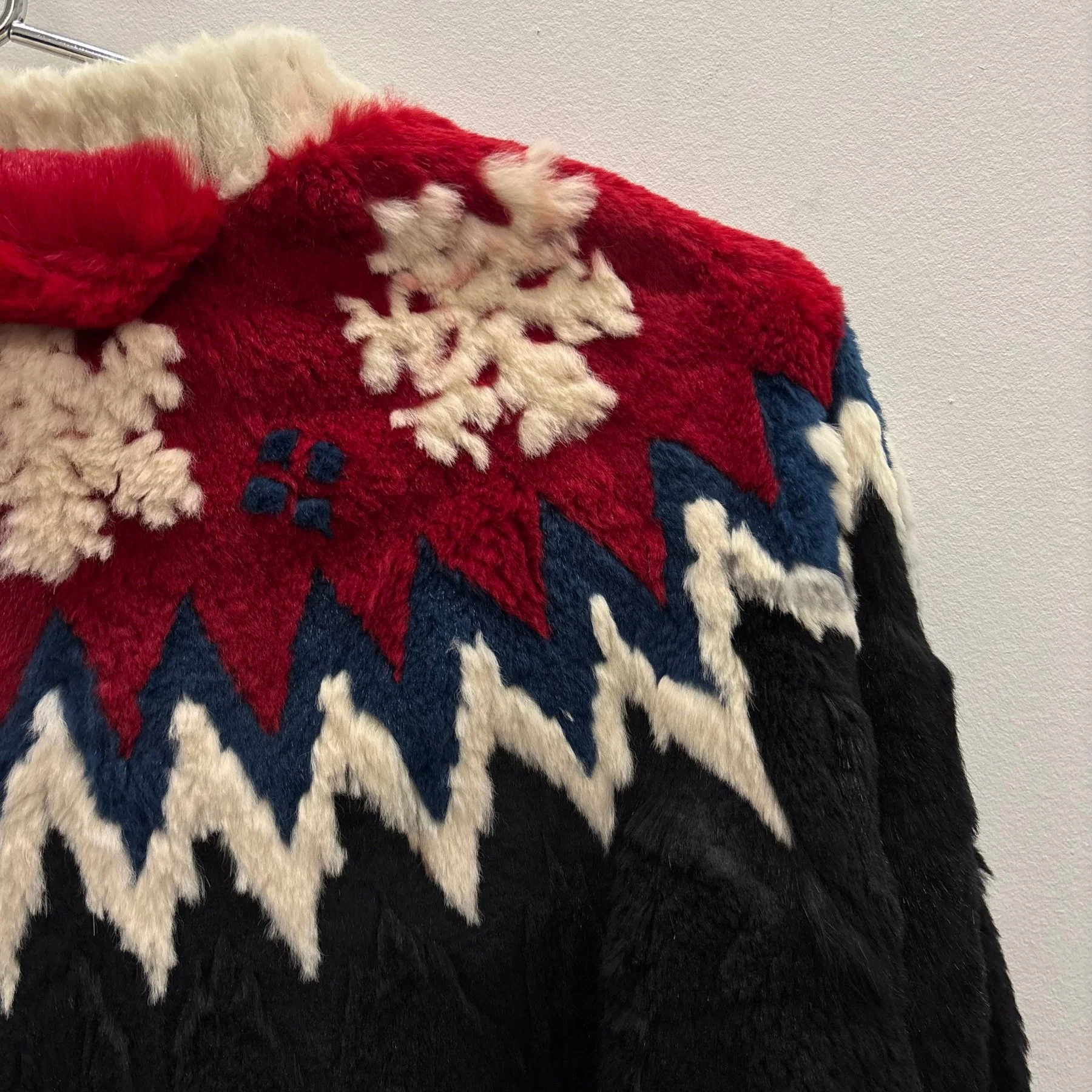 FW99 Jean Paul Gaultier Rabbit Fur Nordic Sweater - Image 9