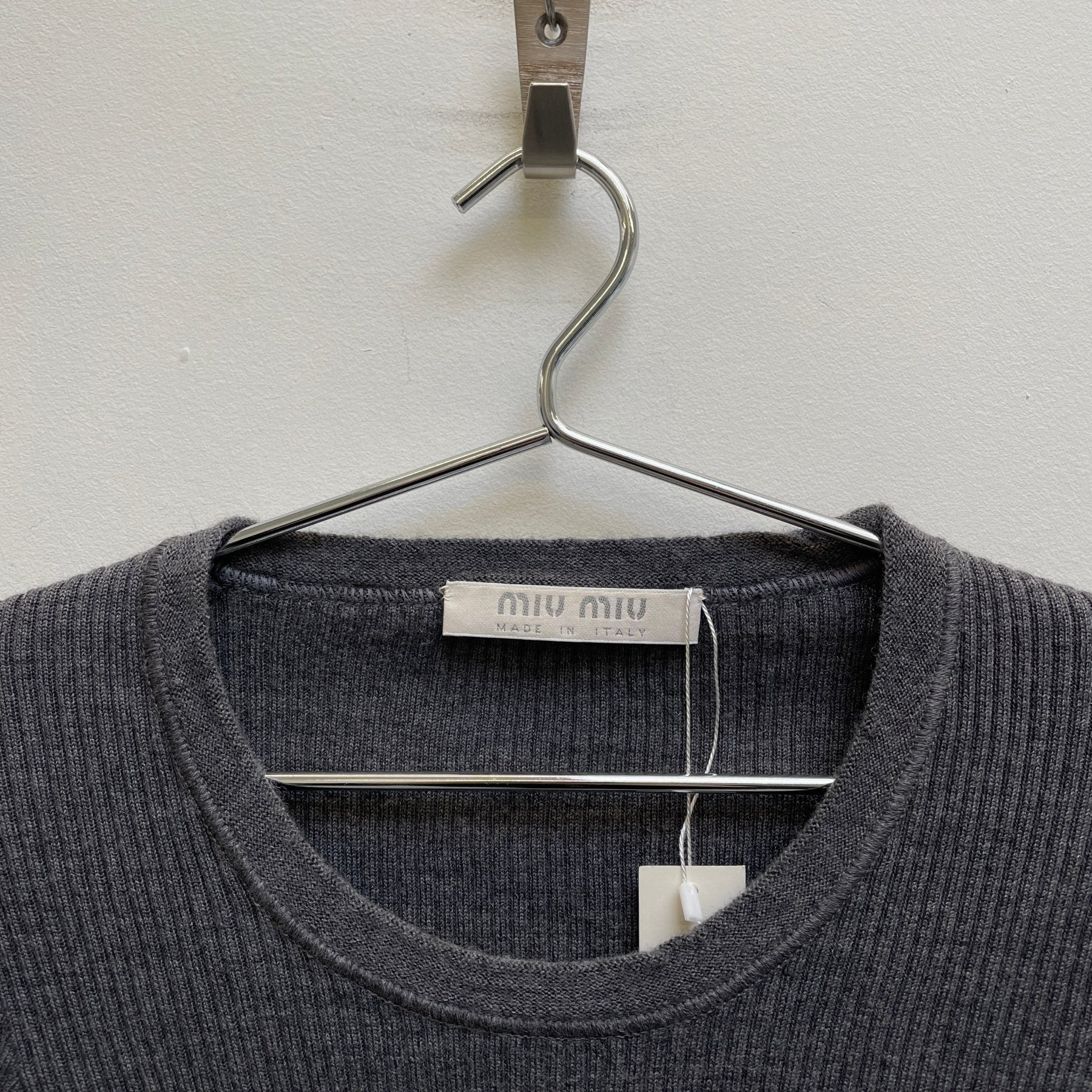FW99 Miu Miu Rib Knit Sweater - Image 3