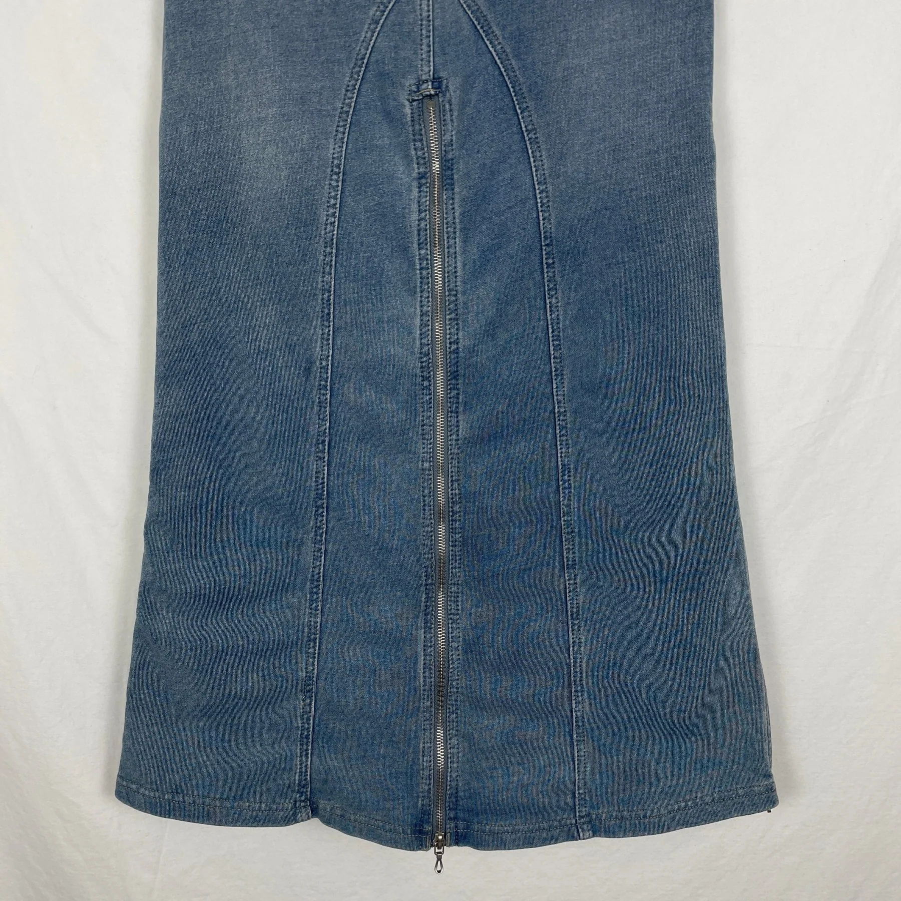 G.O.A Denim Zip Skirt - Image 3