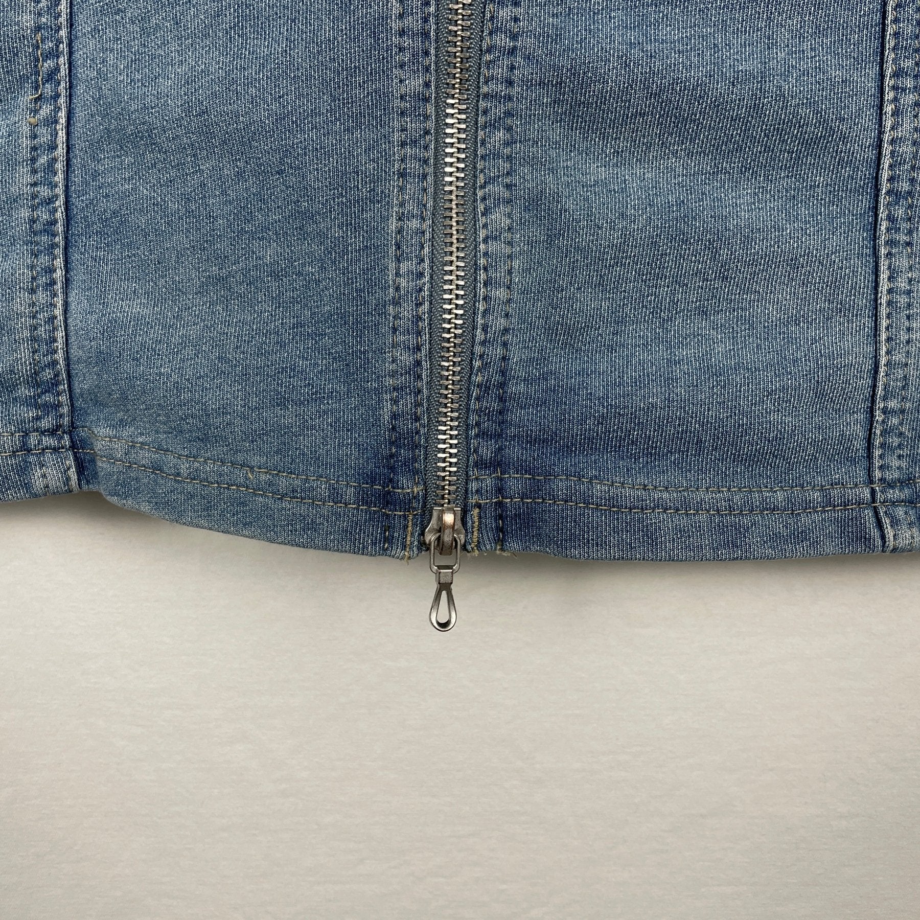 G.O.A Denim Zip Skirt - Image 9