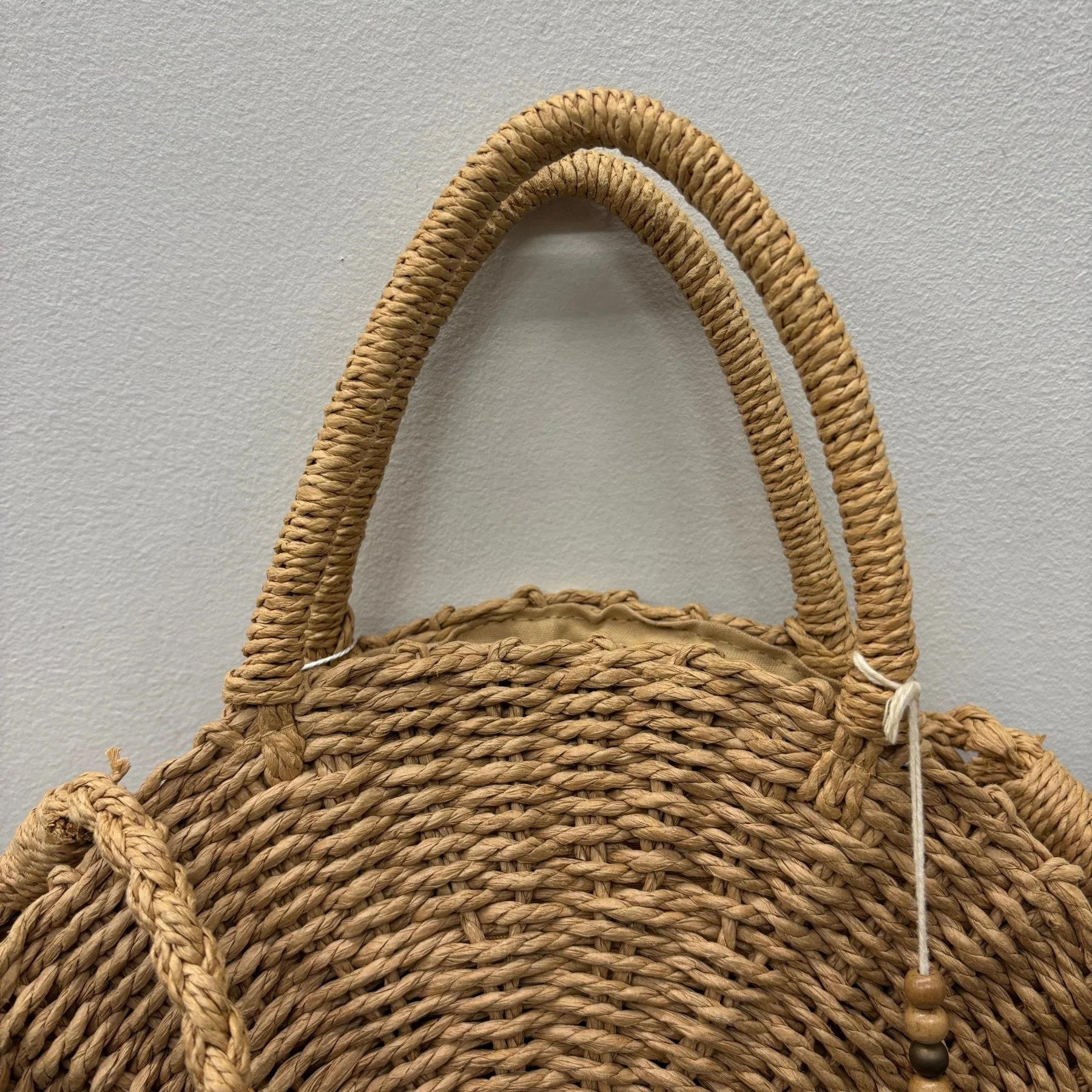 G.O.A. Handwoven Round Crossbody Boho Bag - Image 4
