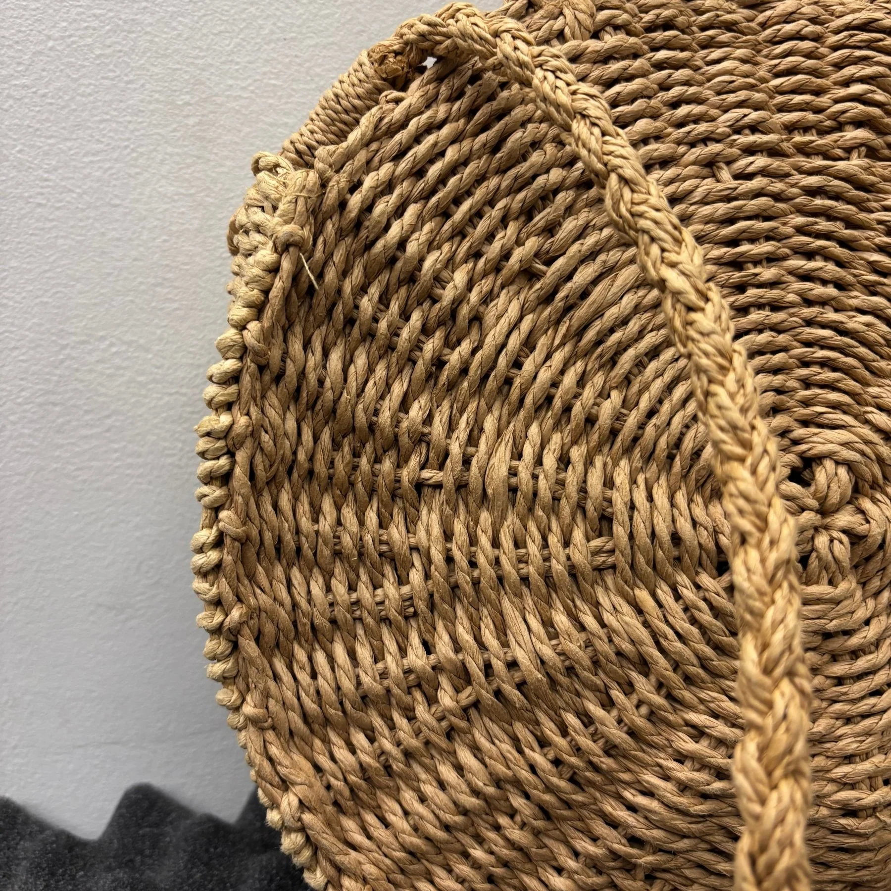 G.O.A. Handwoven Round Crossbody Boho Bag - Image 5