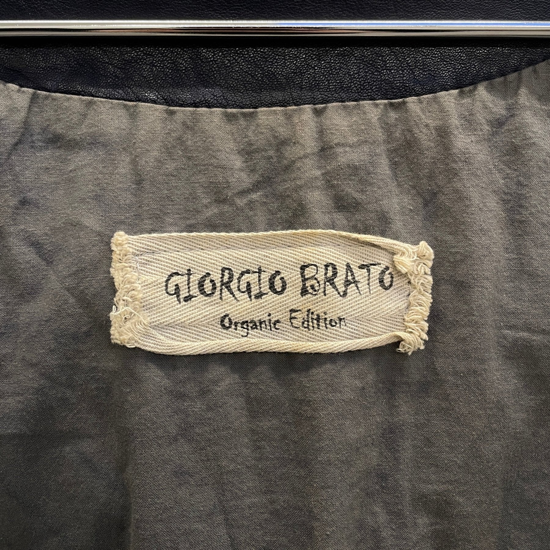 Giorgio Brato Deep Blue Hooded Leather Jacket - Image 12