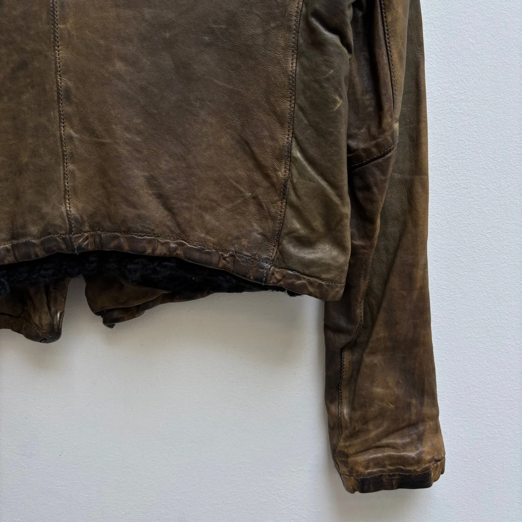 Giorgio Brato Leather Blazer Jacket - Image 8