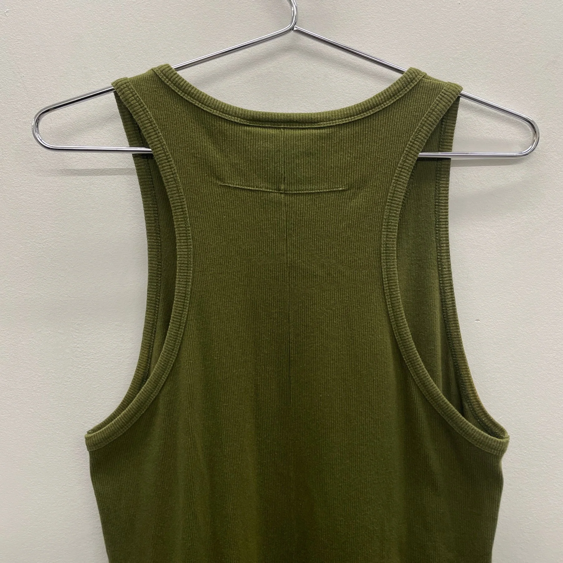 Givenchy by Ricardo Tisci Green Ribbed Tank Top - Image 5