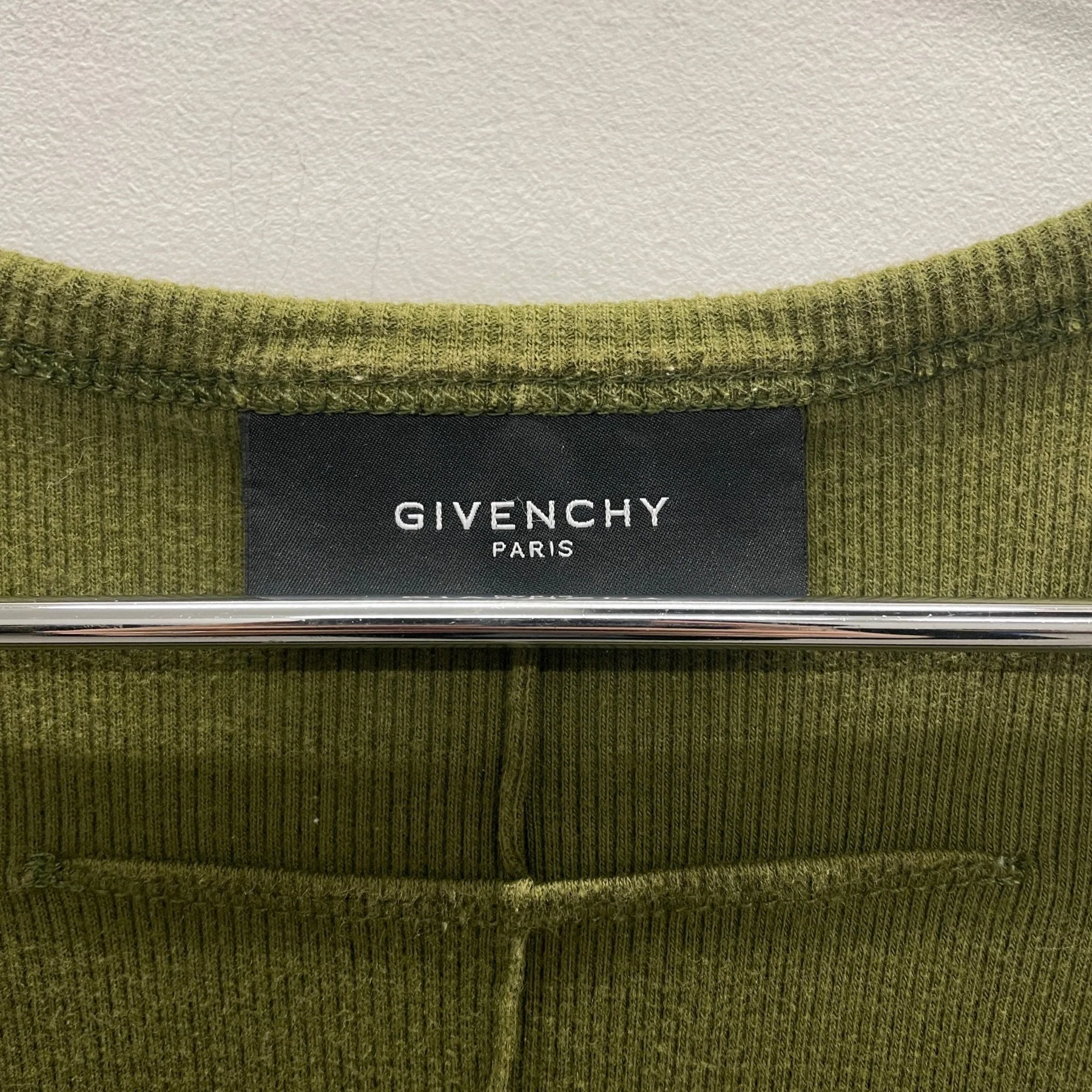 Givenchy by Ricardo Tisci Green Ribbed Tank Top - Image 7