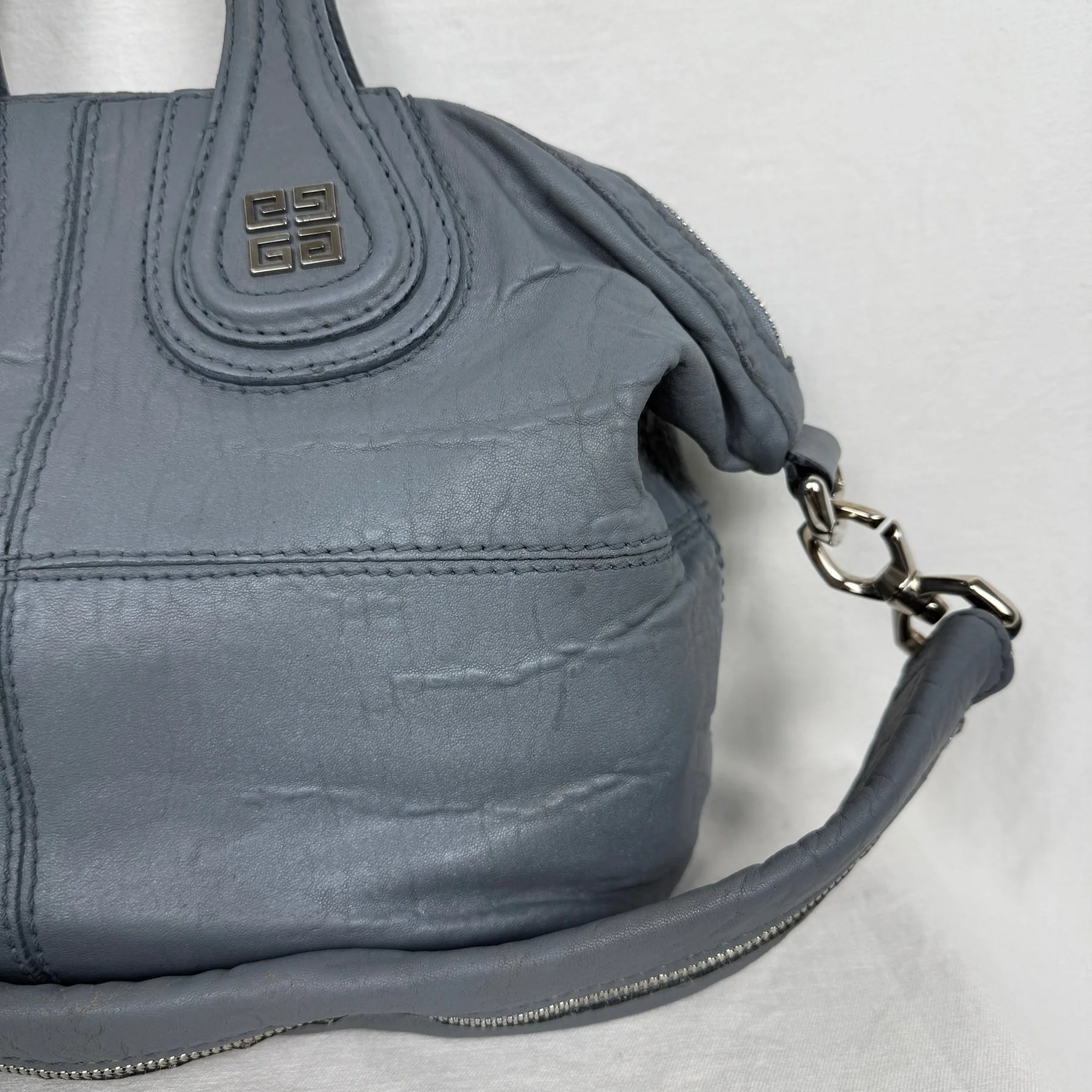 Givenchy Nightingale Leather Shoulder Bag - Image 10