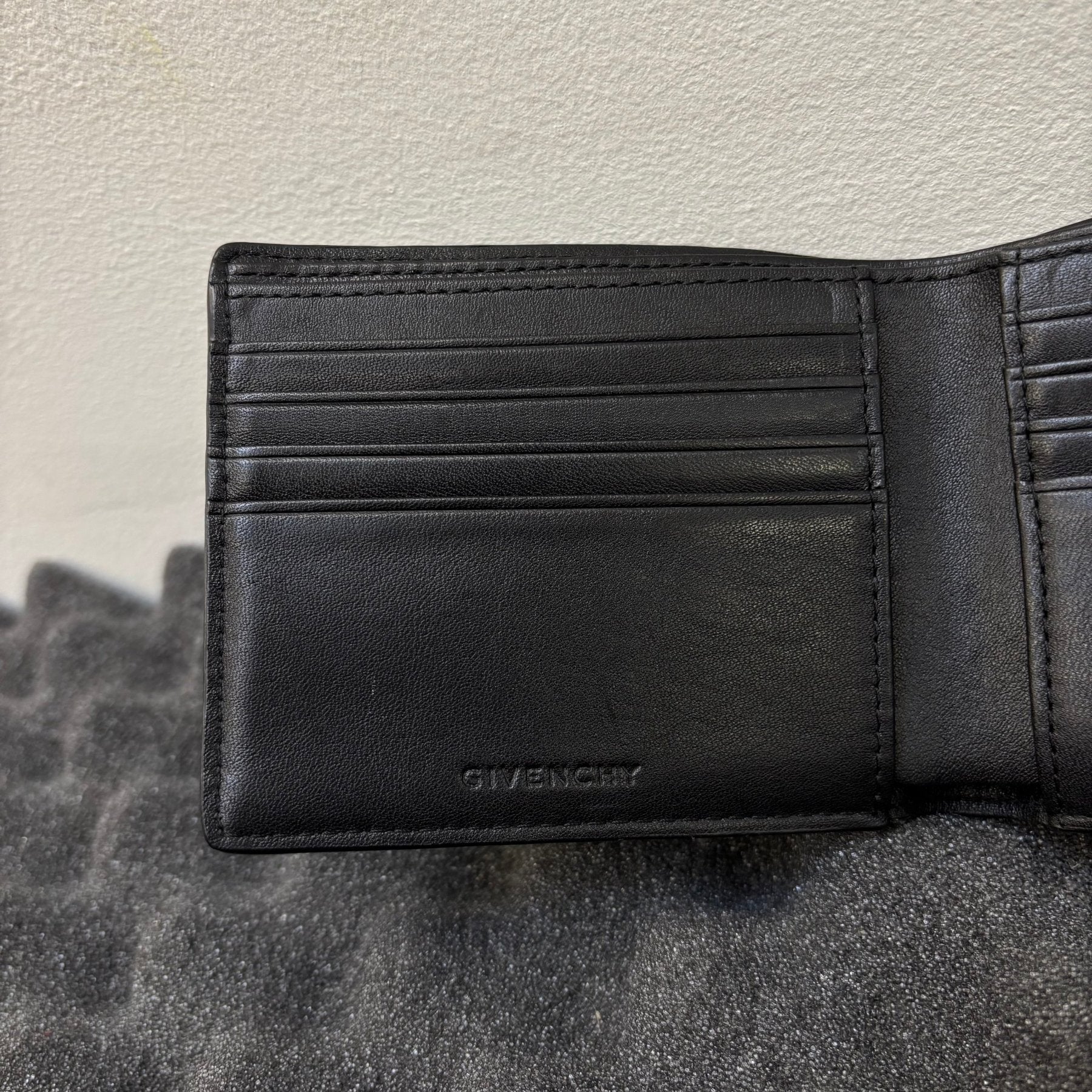 Givenchy Star Embossed Leather Bifold Wallet - Image 4