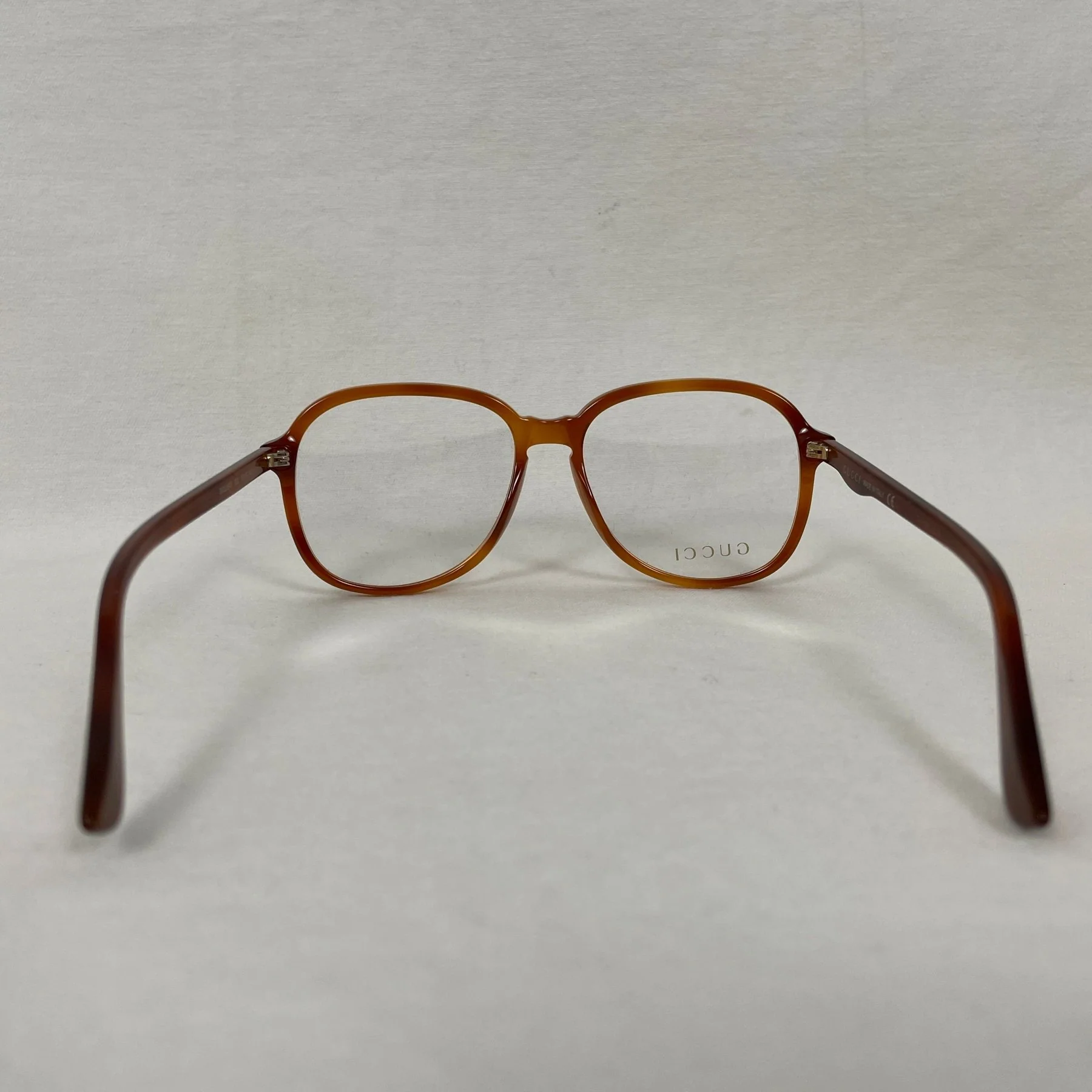 Gucci Aviator Glasses Orange Tortoise - Image 4