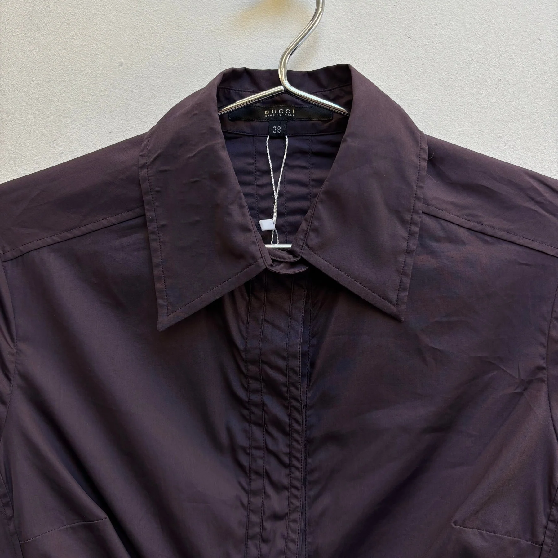 Gucci By Tom Ford Cinched Button Up Blouse - Image 4