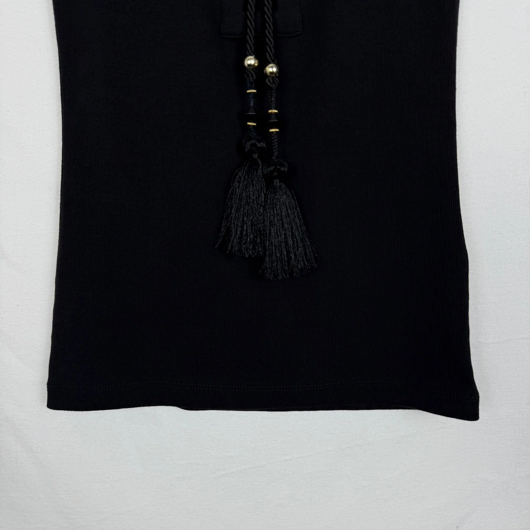 SS09 Gucci by Frida Giannini Tassel Tank Top - Image 4