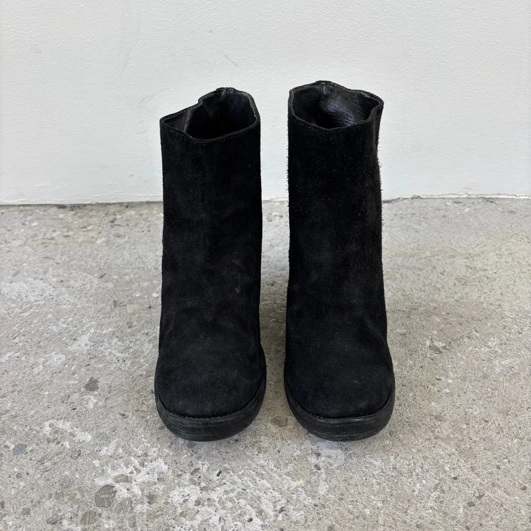 Guidi 6006 Suede Half Wedge Boots - Image 3