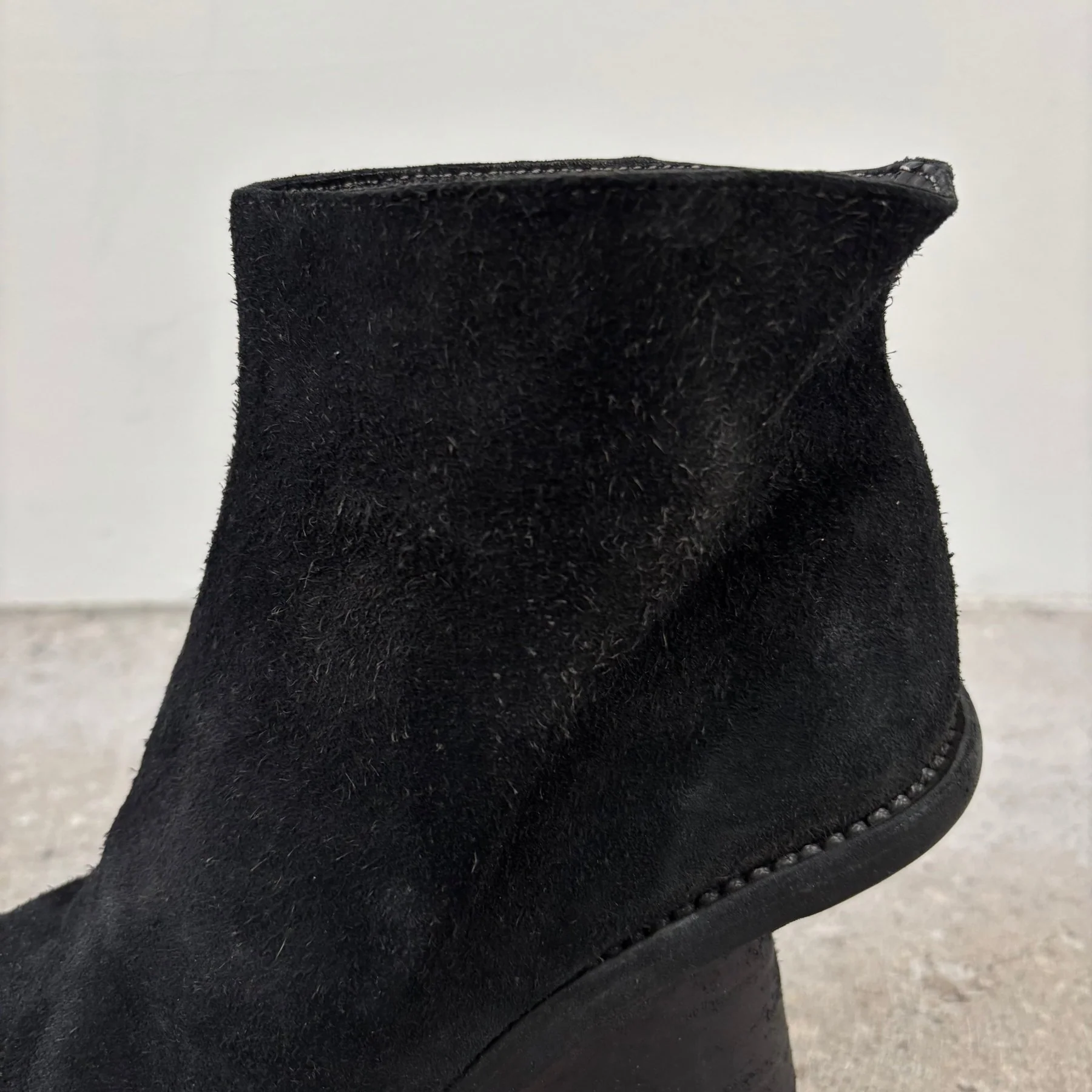 Guidi 6006 Suede Half Wedge Boots - Image 7