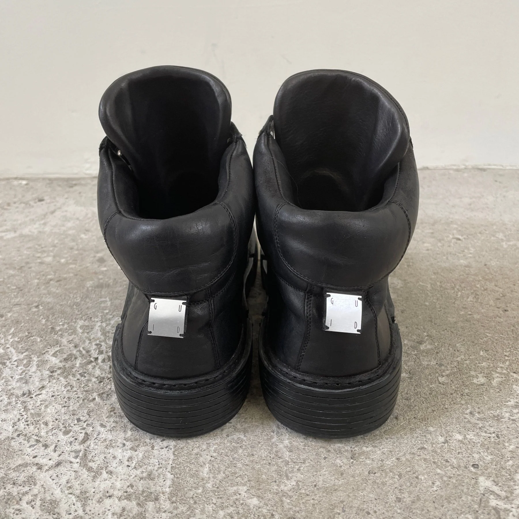 Guidi Black Basket High Top Shoes - Image 4