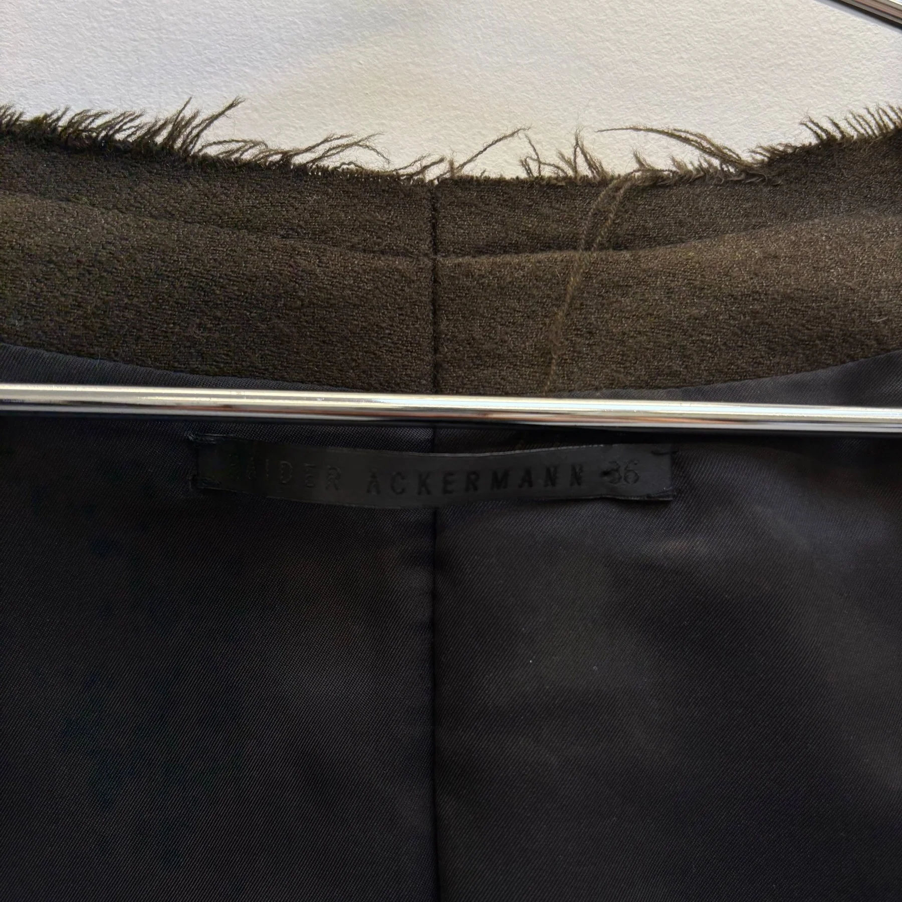 Haider Ackermann Long Wool Coat - Image 15