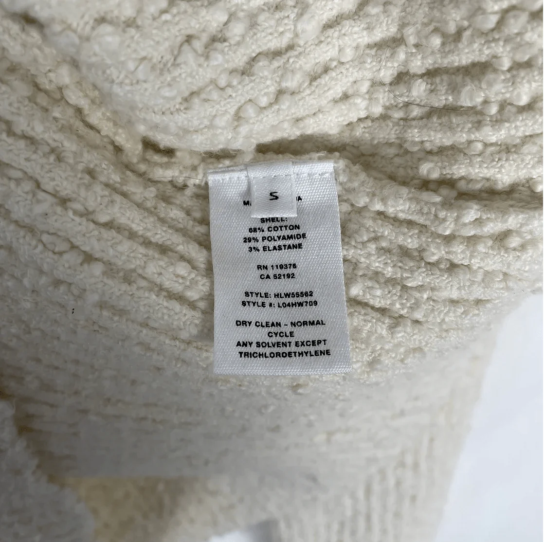 Helmut Lang Cream Cardigan - Image 4