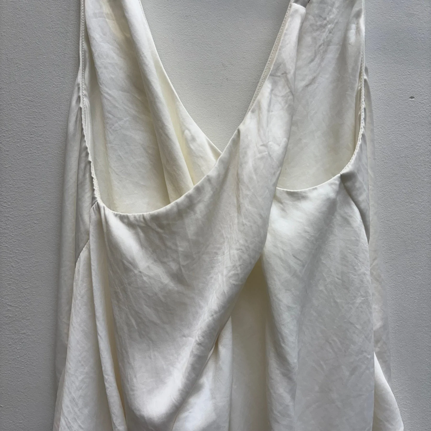 Helmut Lang Cross Front Asymmetric Drape Top - Image 5