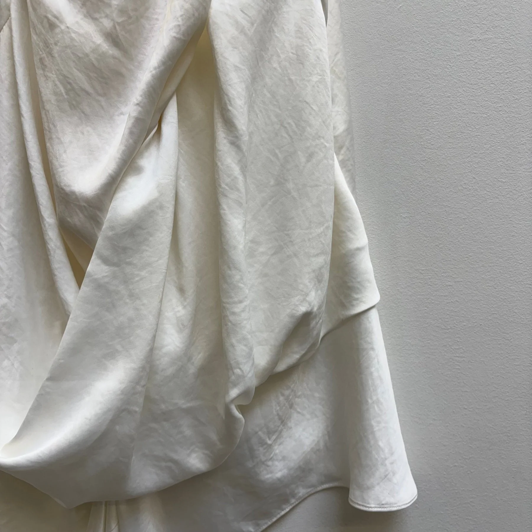 Helmut Lang Cross Front Asymmetric Drape Top - Image 6