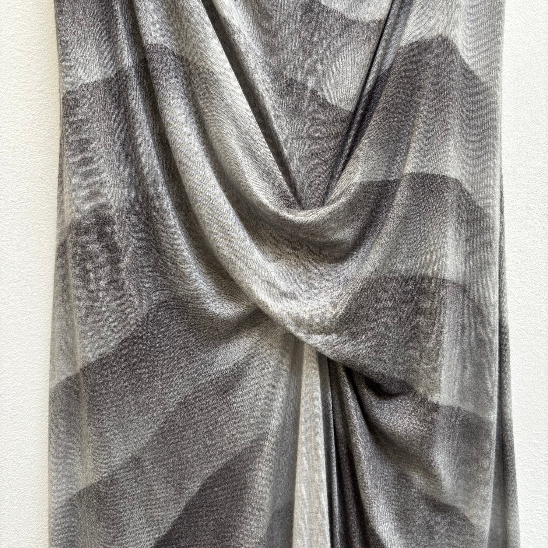 Helmut Lang Draped Midi Dress - Image 5