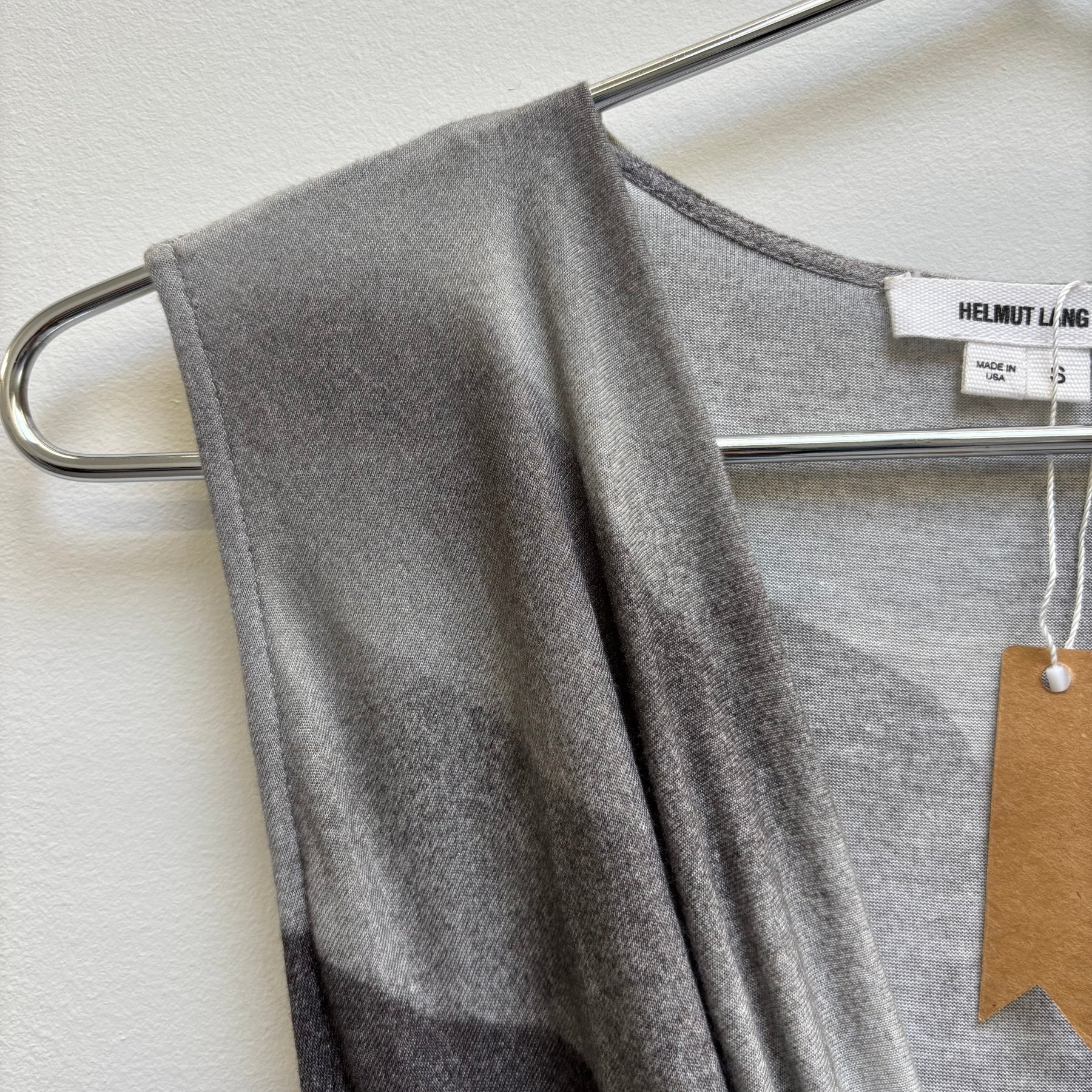 Helmut Lang Draped Midi Dress - Image 7